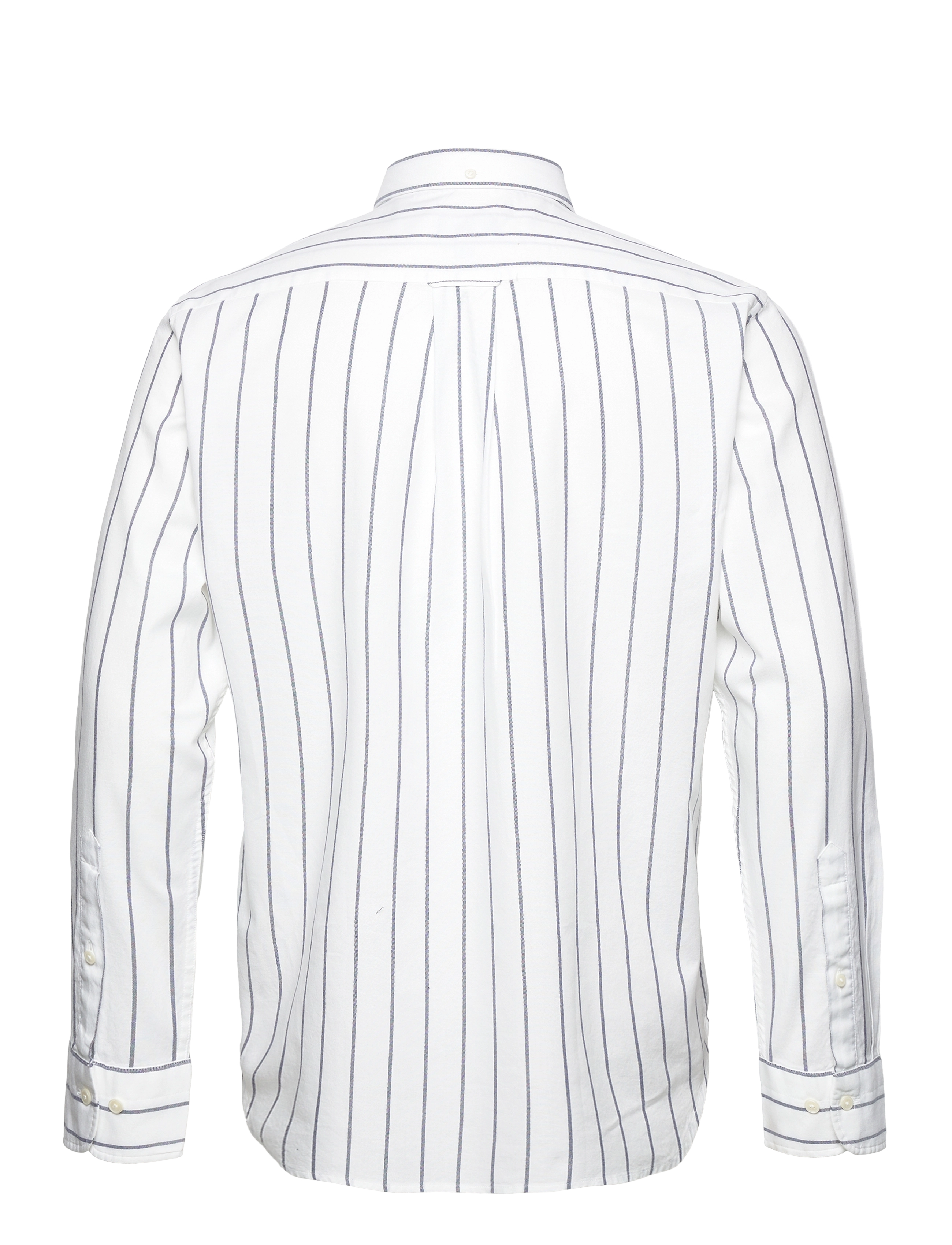 GANT - REG OXFORD STRIPE SHIRT - eggshell - 1