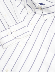 GANT - REG OXFORD STRIPE SHIRT - oksfordo marškiniai - eggshell - 3
