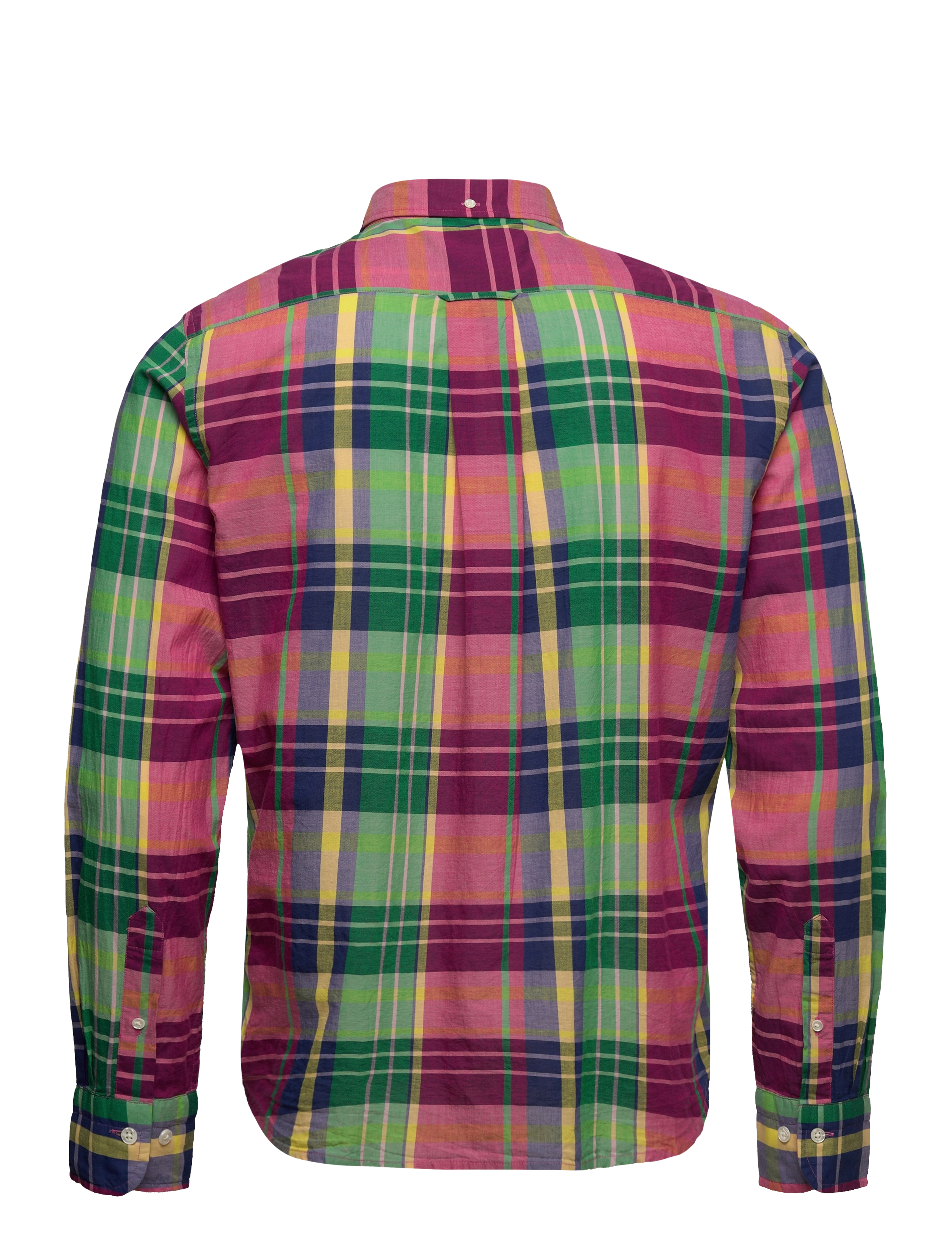 GANT - REG UT INDIAN MADRAS SHIRT - hyper pink - 1