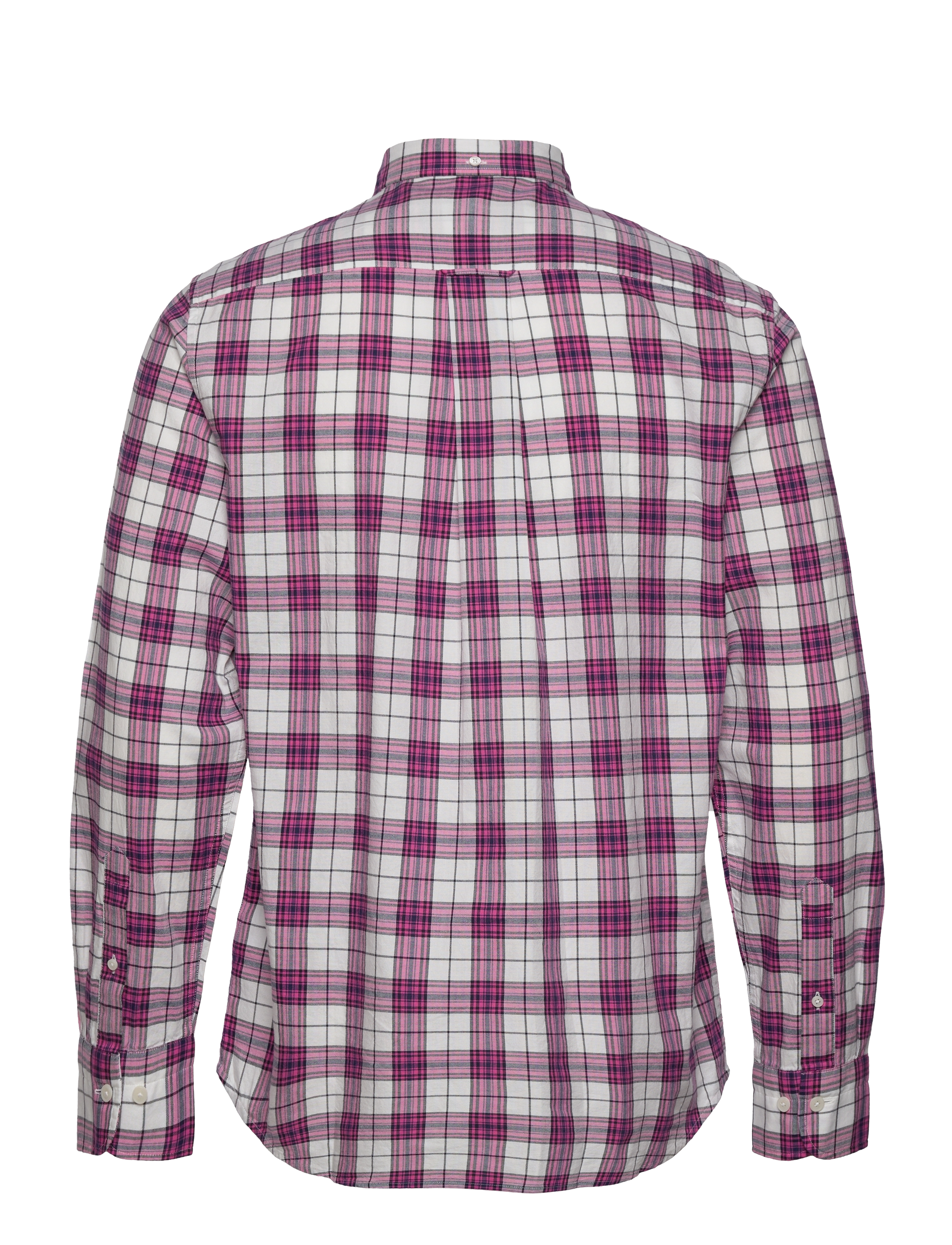 GANT - REG OXFORD CHECK SHIRT - perky pink - 1