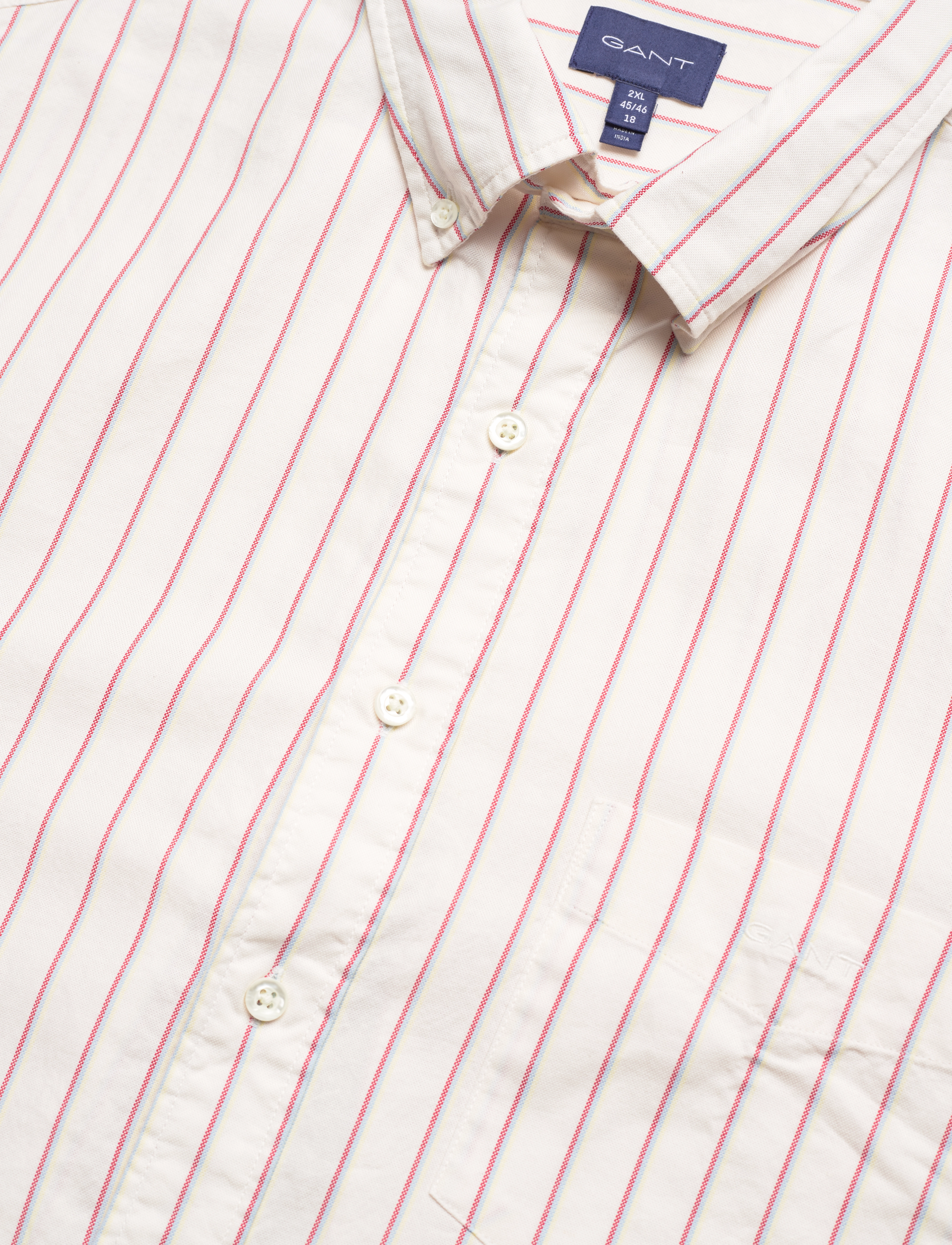 GANT - REG UT ARCHIVE OXFORD STRIPE SHIRT - eggshell - 3