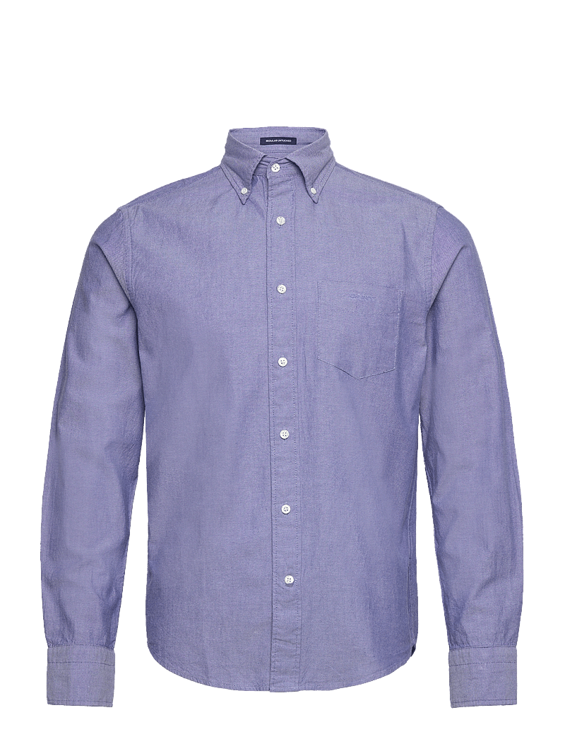 GANT - REG UT ARCHIVE OXFORD SHIRT - basic skjortor - college blue - 0