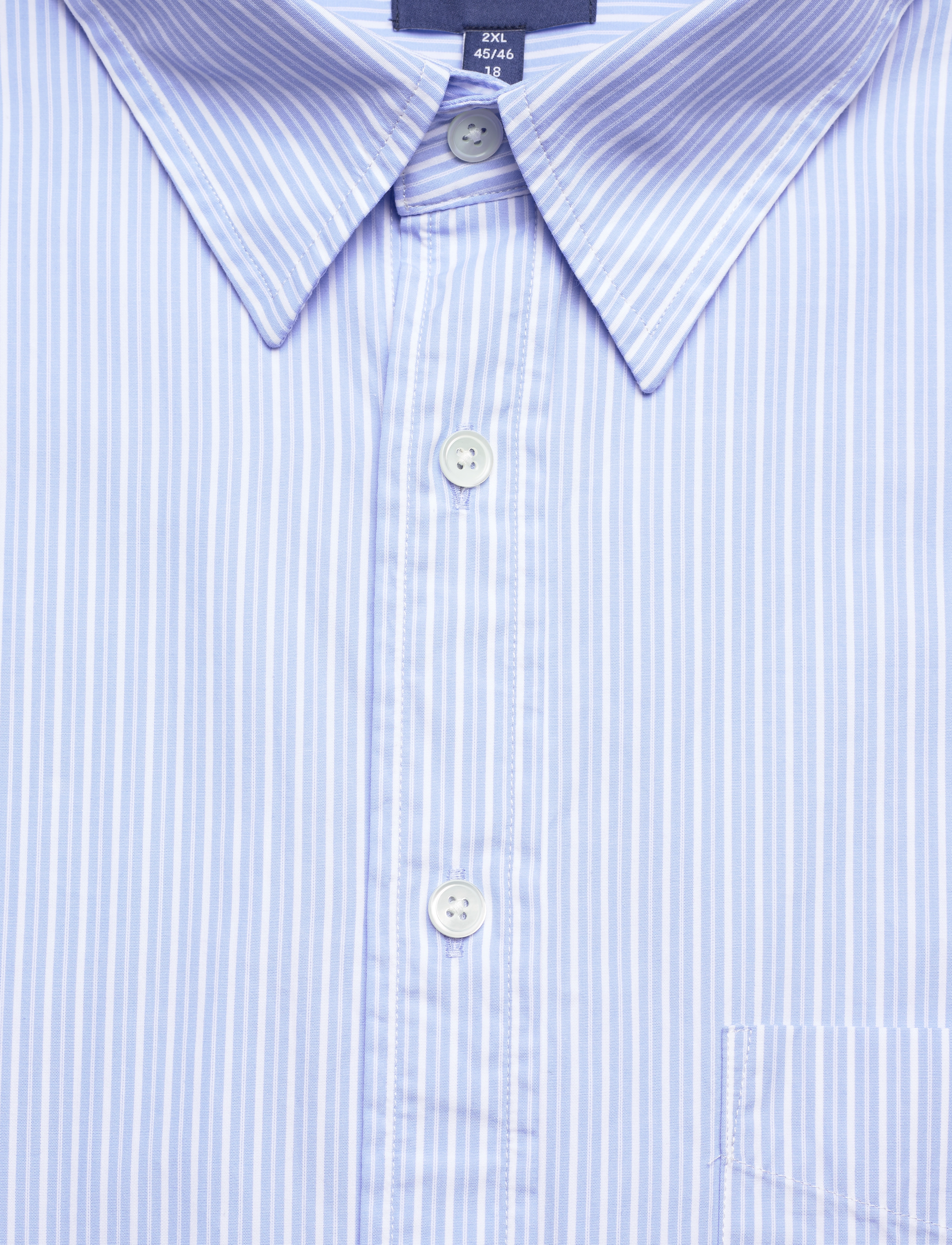 GANT - OS POPLIN STRIPE SHIRT - white - 2