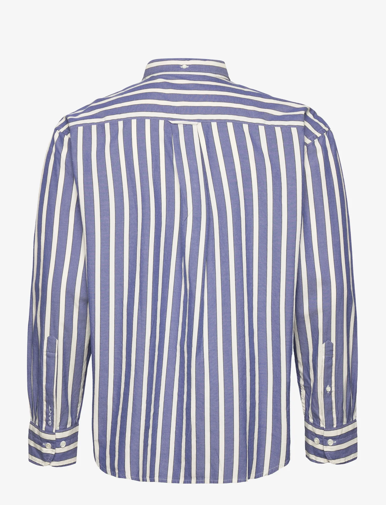 GANT - REL DREAMY OXFORD STRIPE SHIRT - oxford-skjortor - college blue - 1