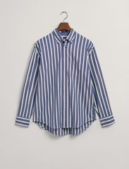 GANT - REL DREAMY OXFORD STRIPE SHIRT - oxford-skjortor - college blue - 3