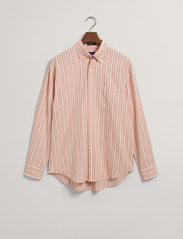 GANT - REL DREAMY OXFORD STRIPE SHIRT - oxford shirts - guava orange - 4