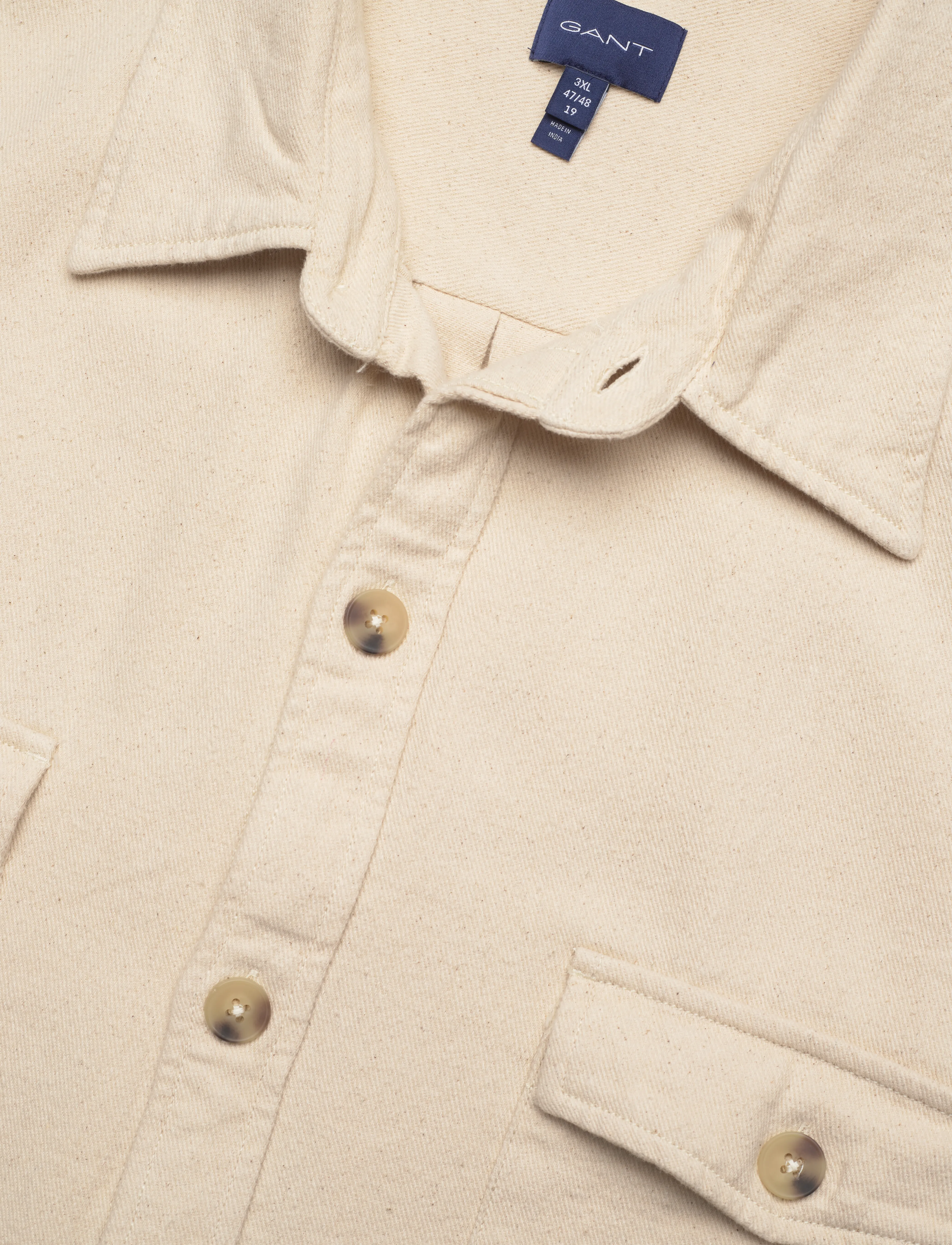 GANT - HEAVY TWILL OVERSHIRT - ecru - 2