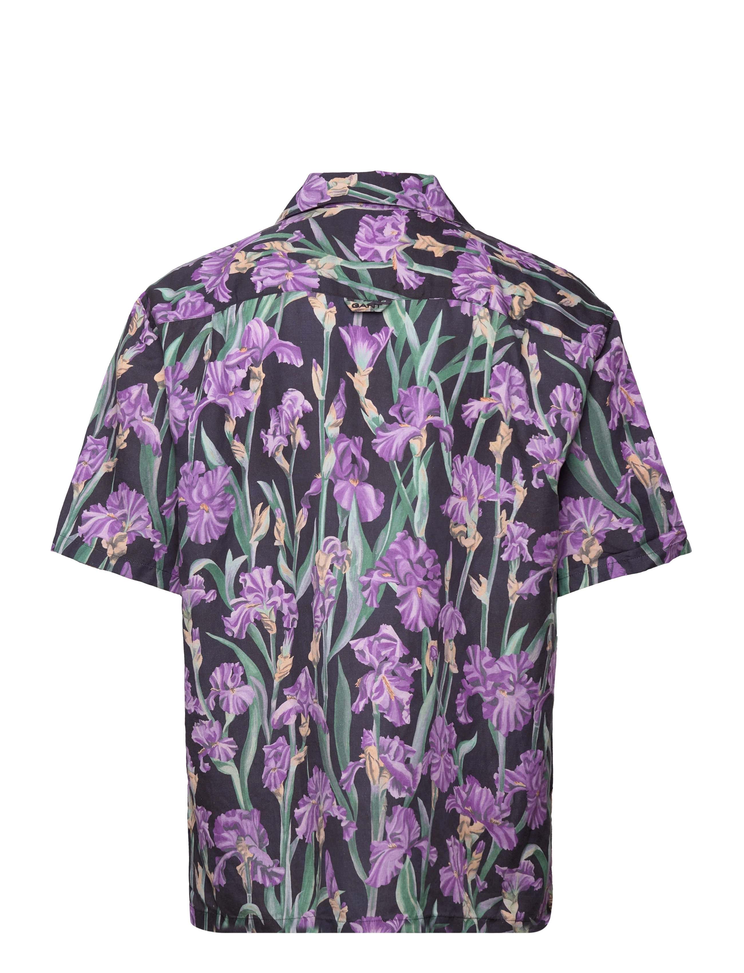 GANT - REL IRIS LINEN LYOCELL SS SHIRT - dark violet - 1