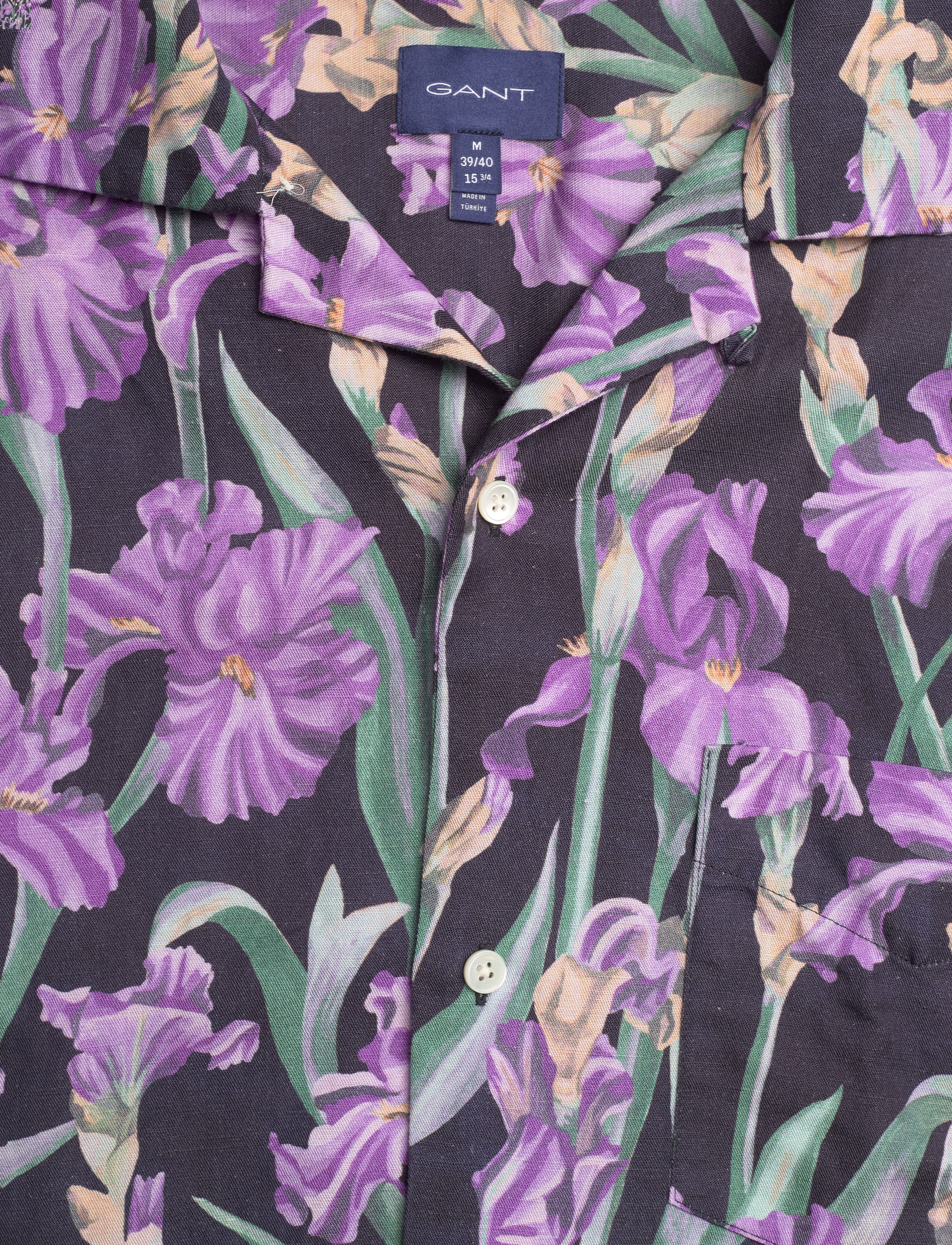 GANT - REL IRIS LINEN LYOCELL SS SHIRT - dark violet - 2
