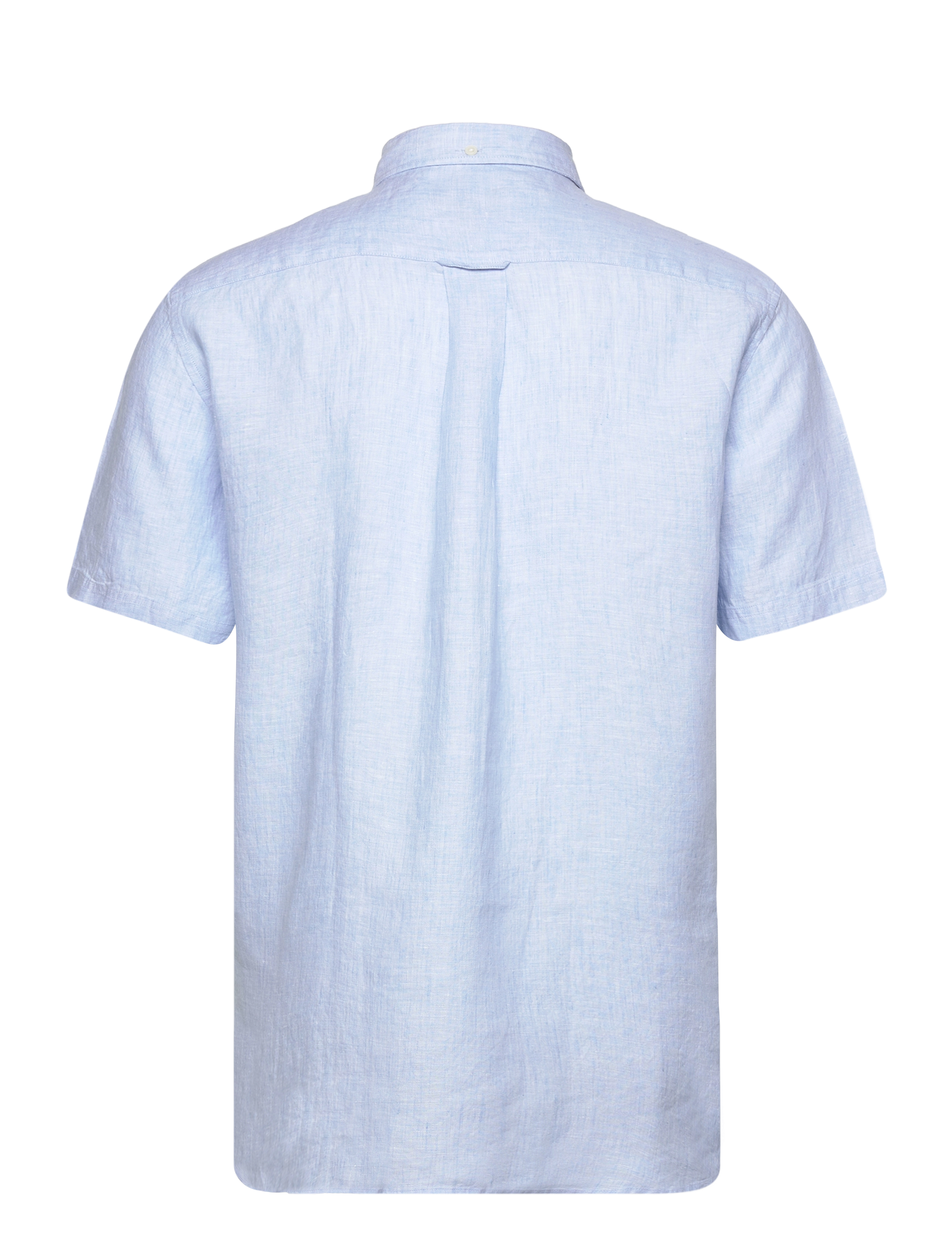 GANT - REG LINEN SS SHIRT - capri blue - 1