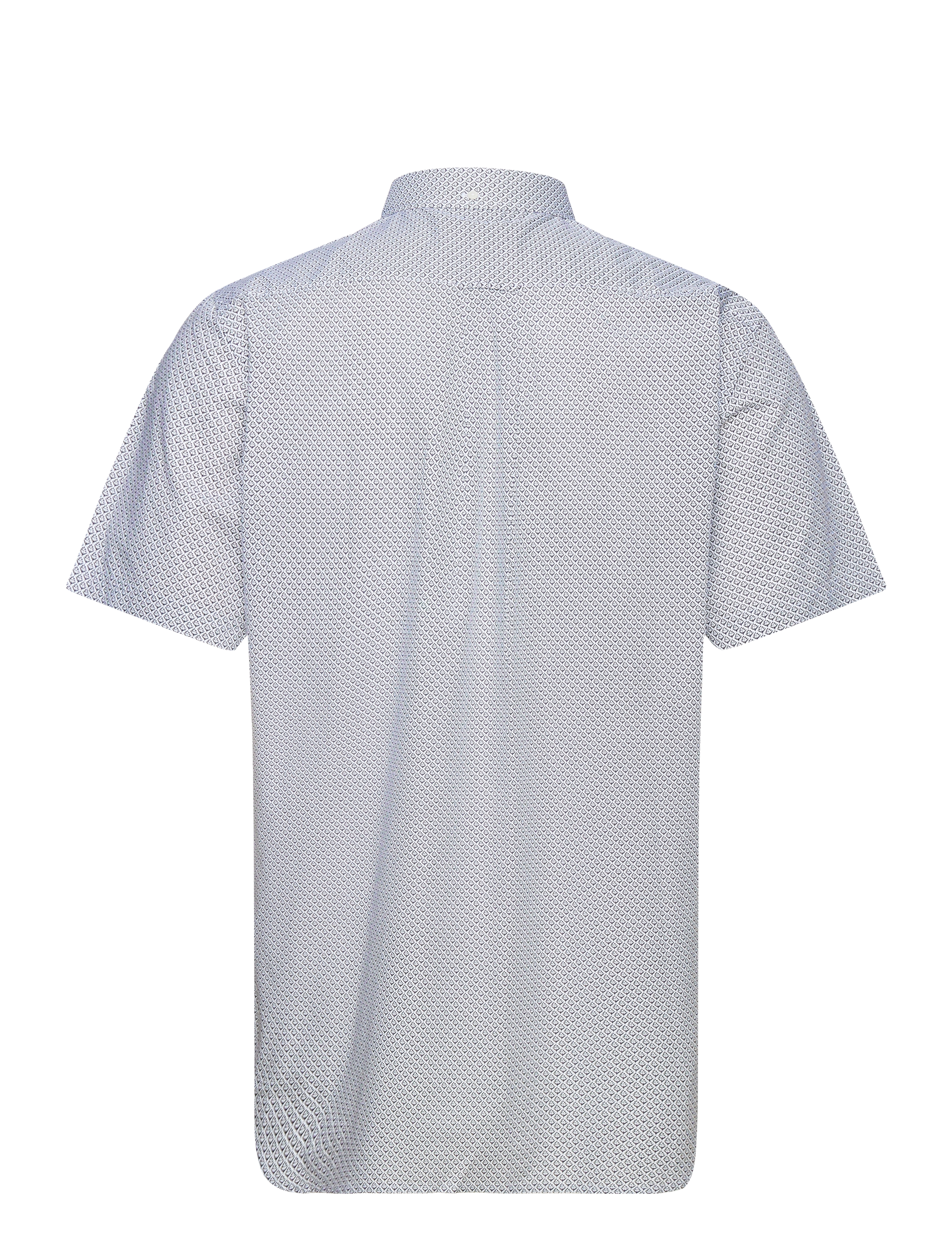 GANT - REG MICRO PRINT SS SHIRT - evening blue - 1