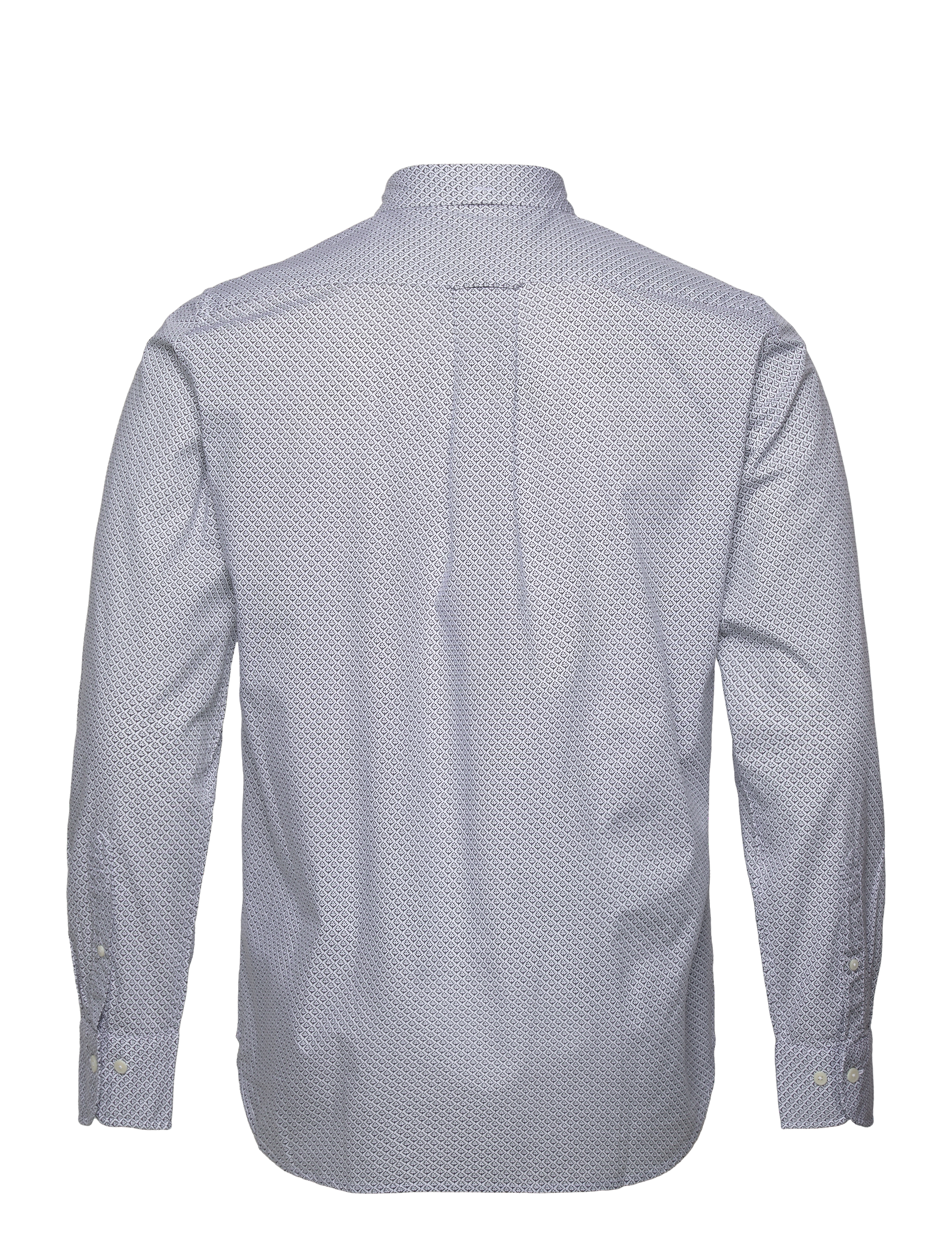 GANT - REG MICRO PRINT SHIRT - evening blue - 1