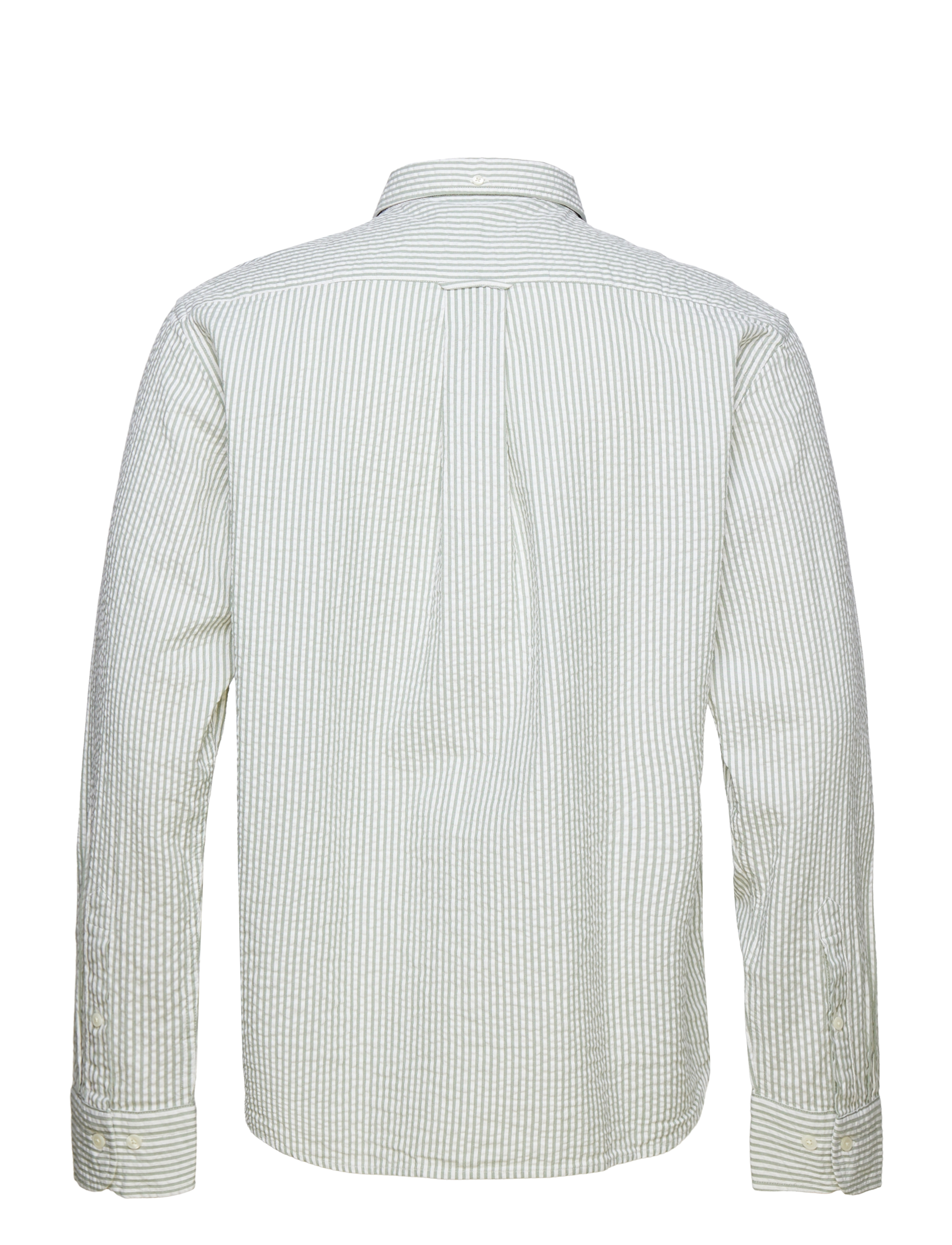 GANT - REG UT SEERSUCKER SHIRT - kalamata green - 1