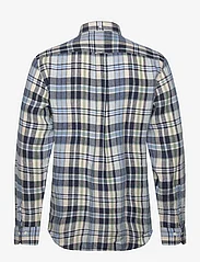 GANT - REG LINEN MADRAS SHIRT - checkered shirts - marine - 1