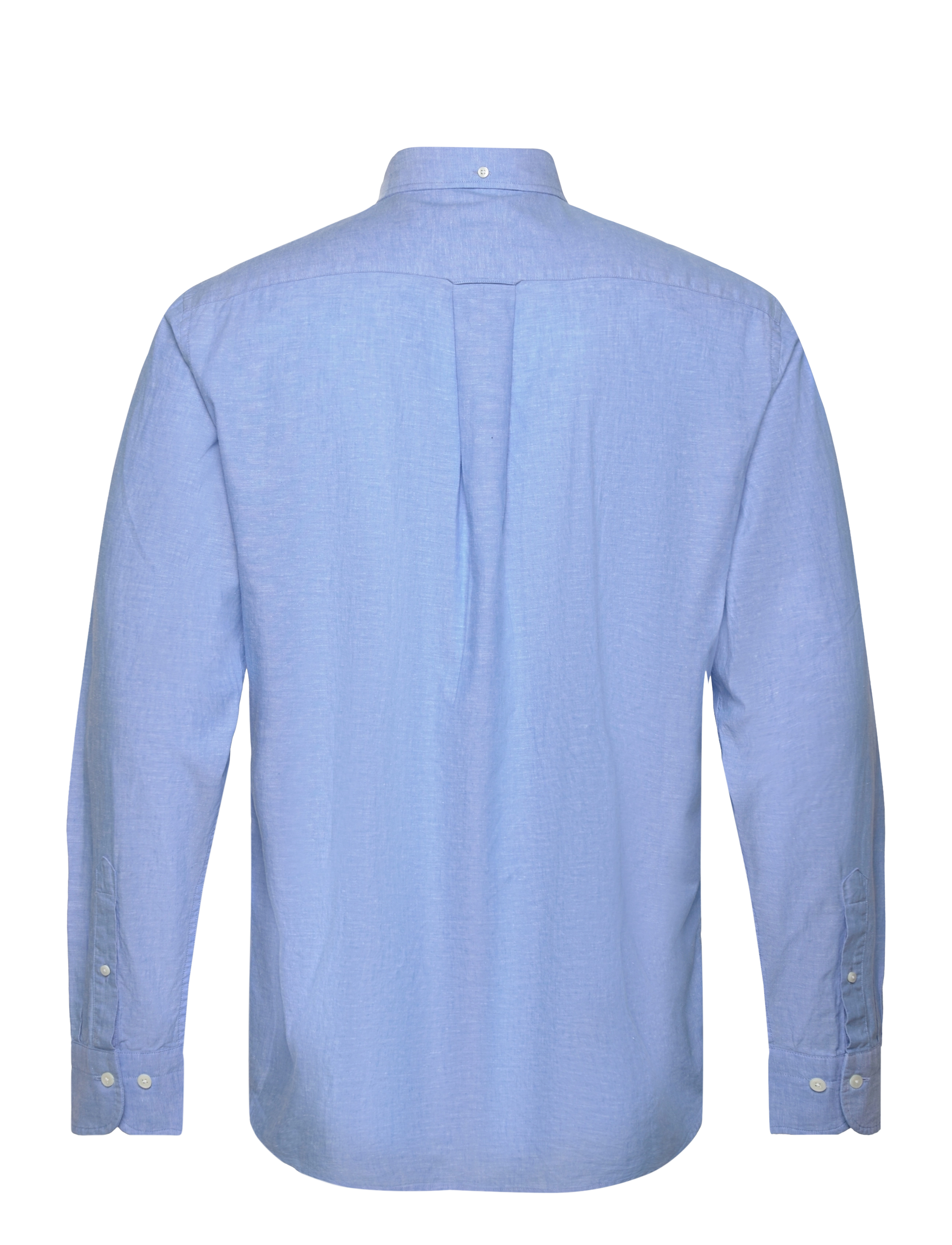 GANT - REG COTTON LINEN SHIRT - day blue - 1