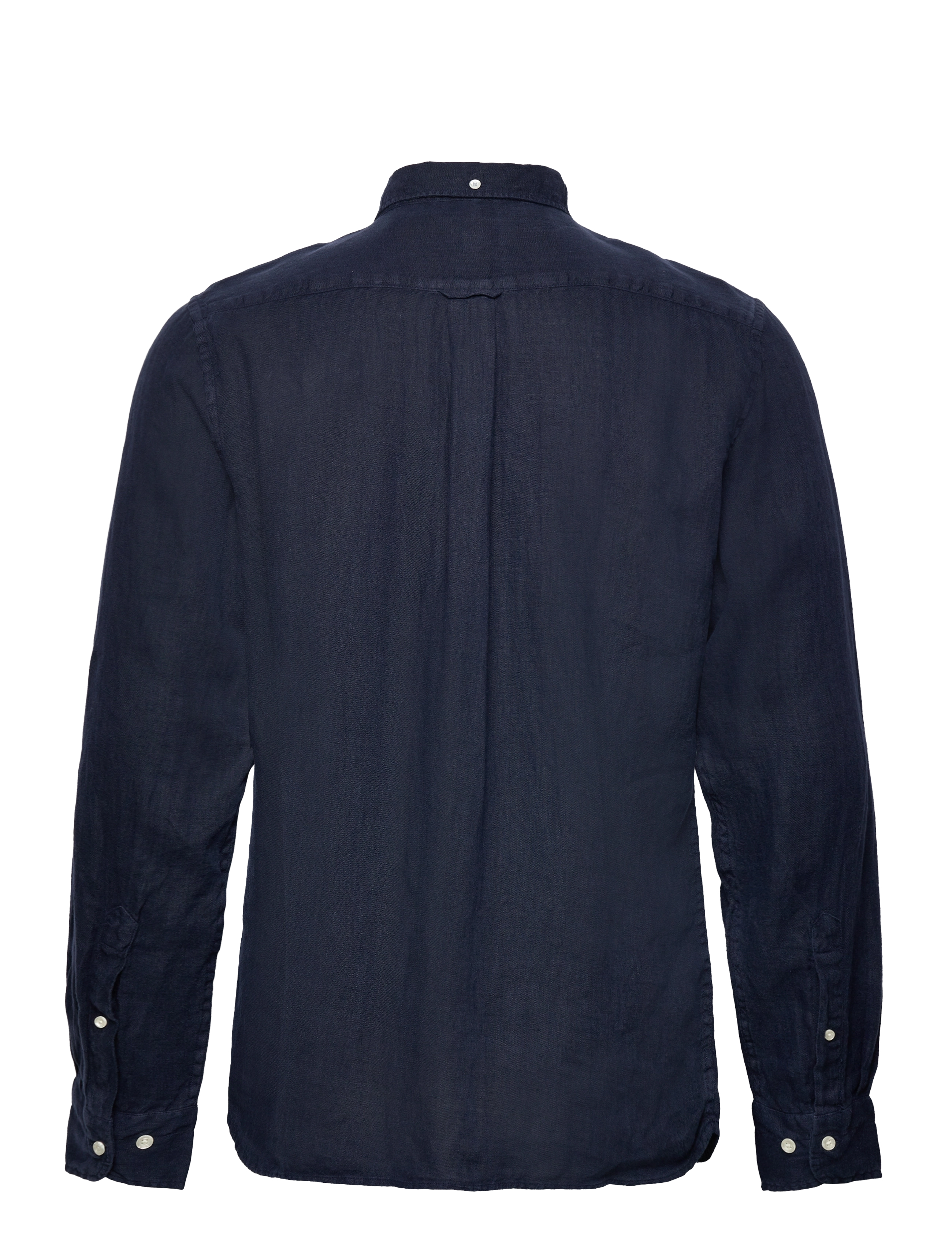 GANT - REG UT GMNT DYED LINEN SHIRT - marine - 1