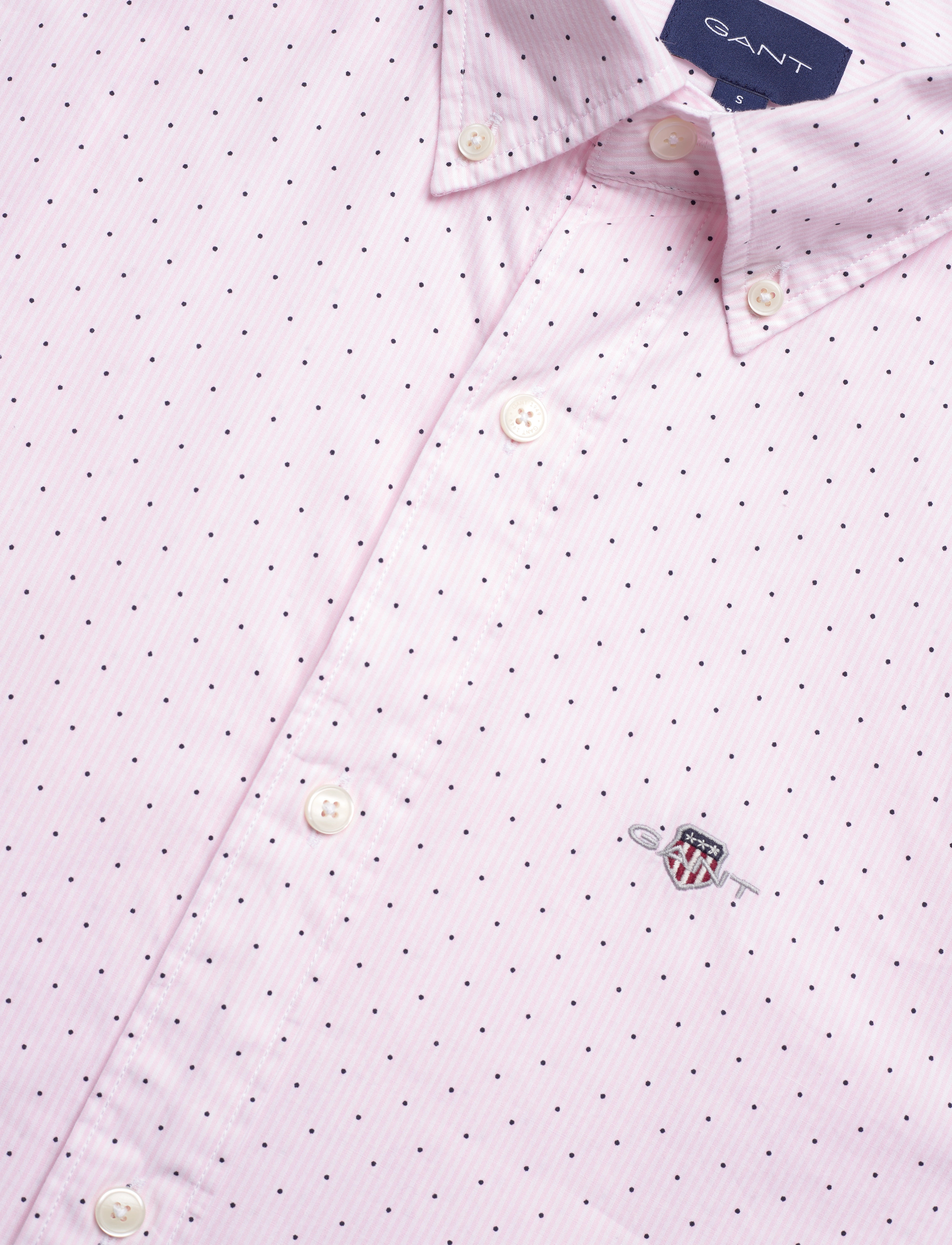 GANT - SLIM BANKER DOT BD - california pink - 3