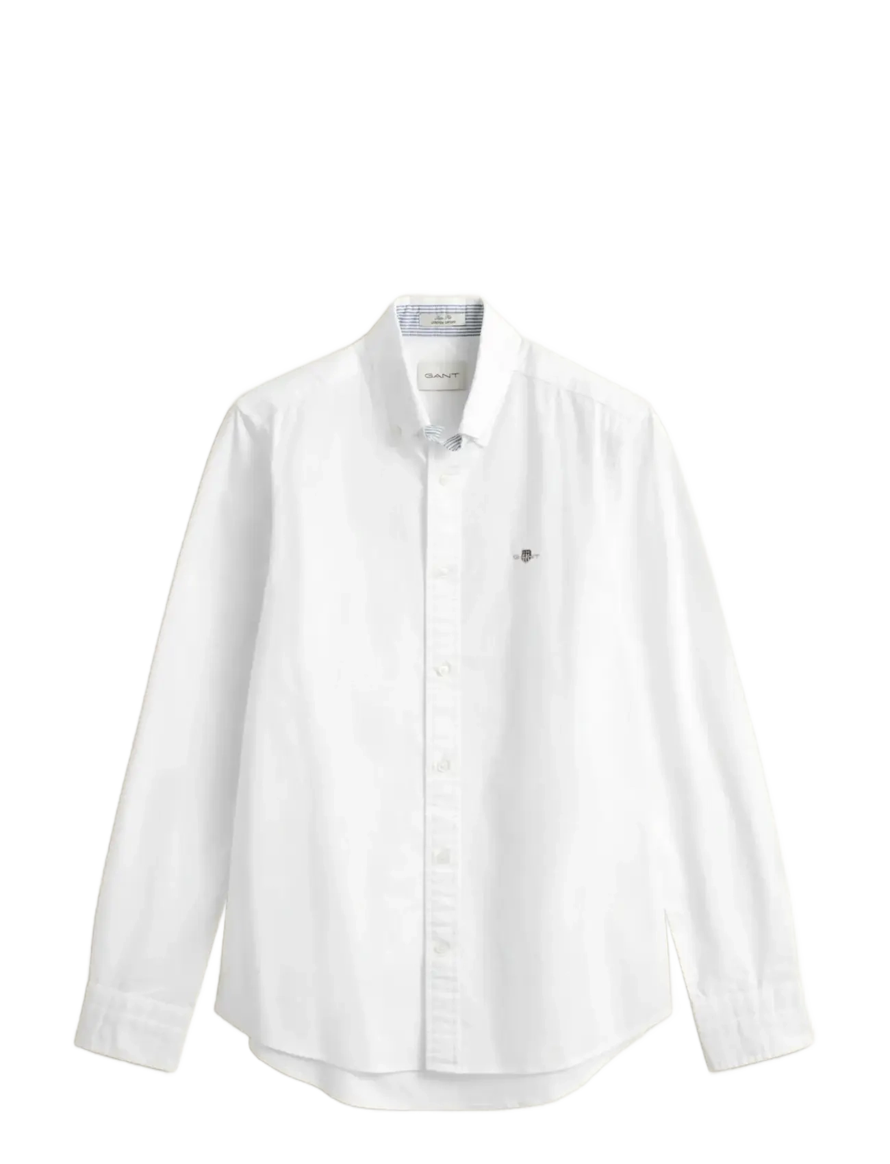 GANT SLIM STRETCH OXFORD SHIRT - Oxford shirts - WHITE / white