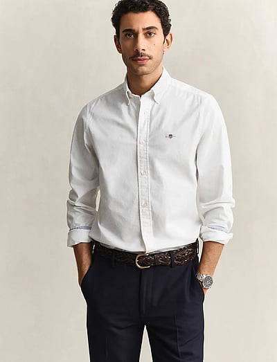 Slim Stretch Oxford Shirt - Casual