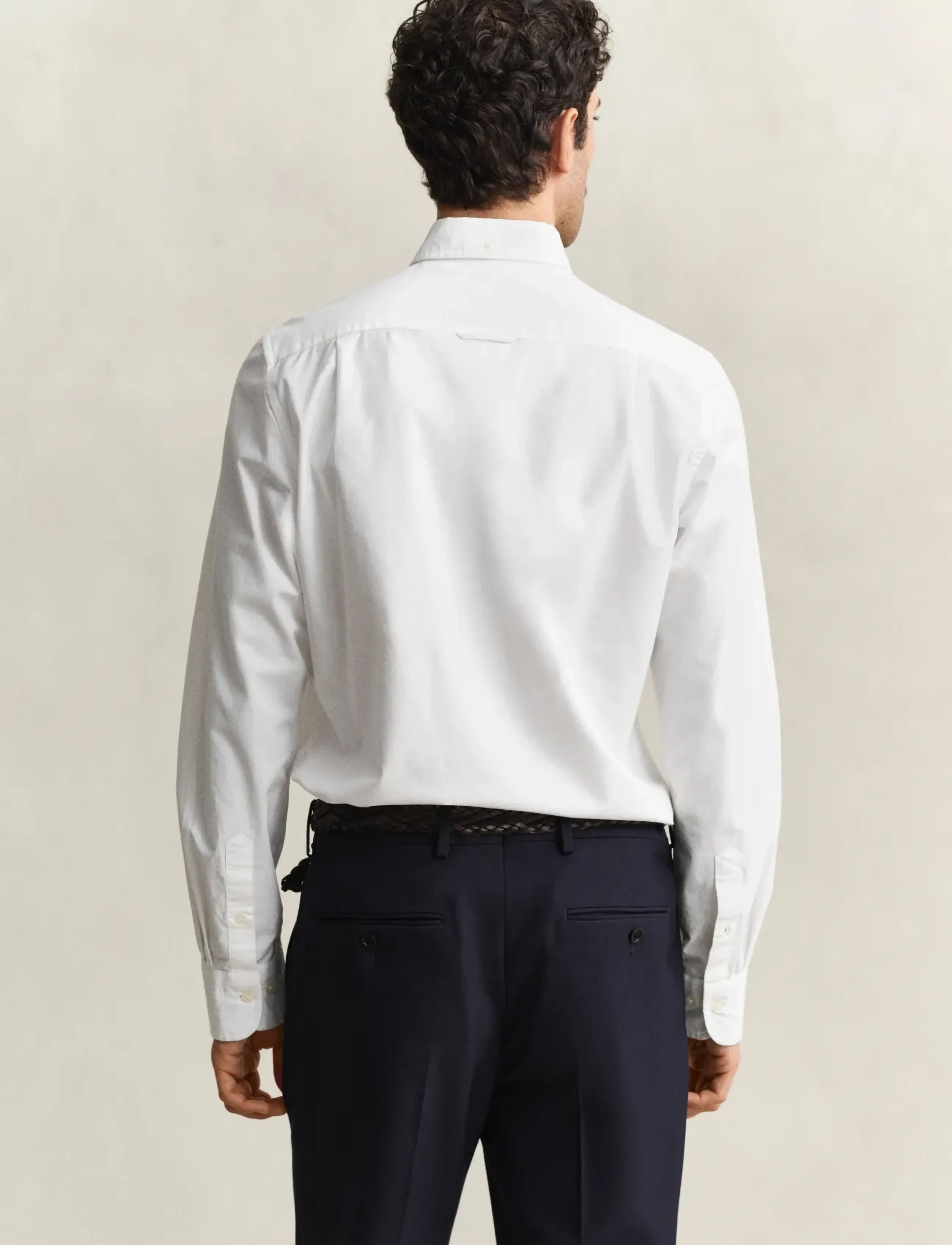 Gant - SLIM STRETCH OXFORD SHIRT - oxford-skjorter - white - 2