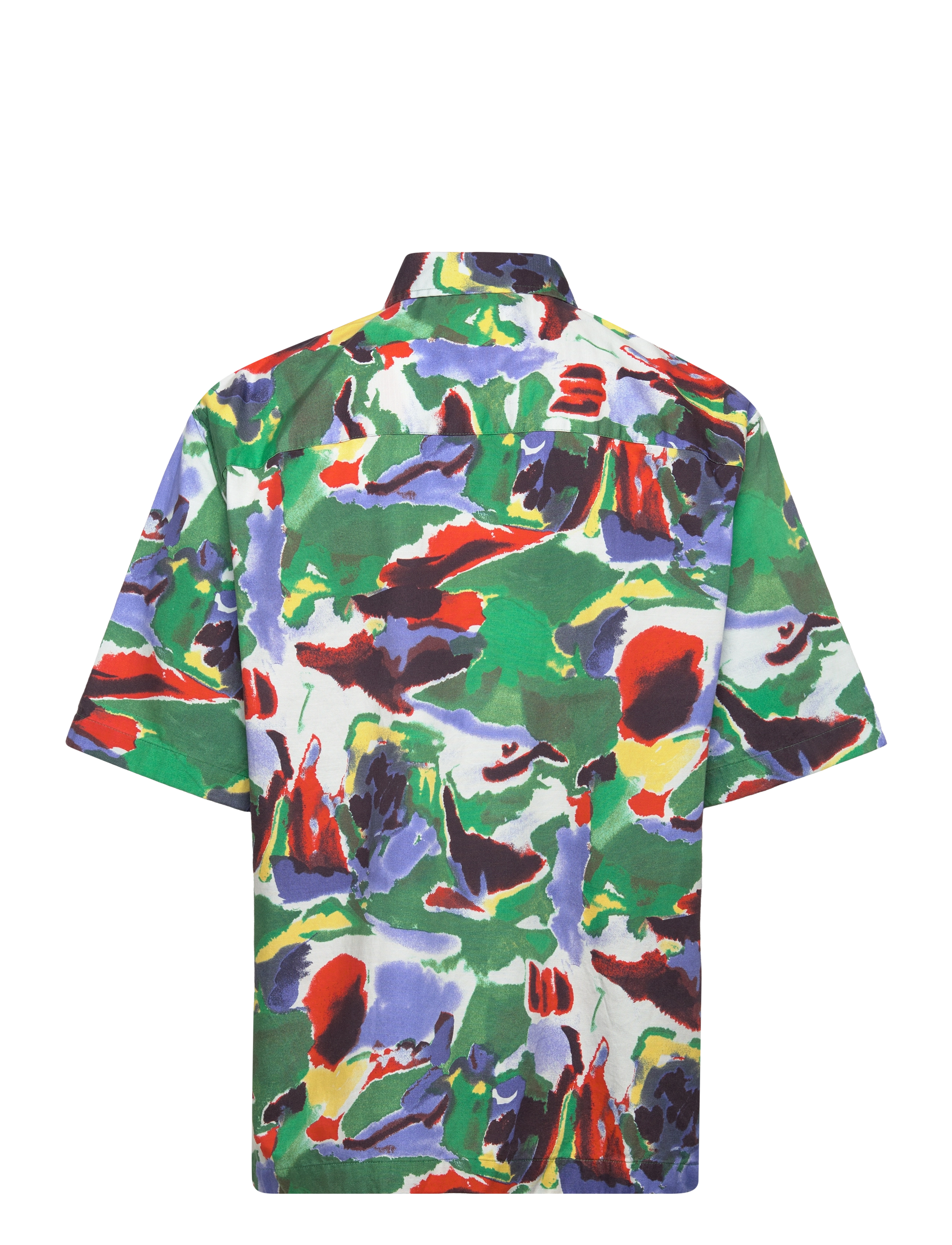 GANT - REL COTTON LYOCELL PRINT SS SHIRT - multicolor - 1