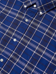 GANT - REG UT POPLIN CHECK SS BD - checkered shirts - college blue - 3