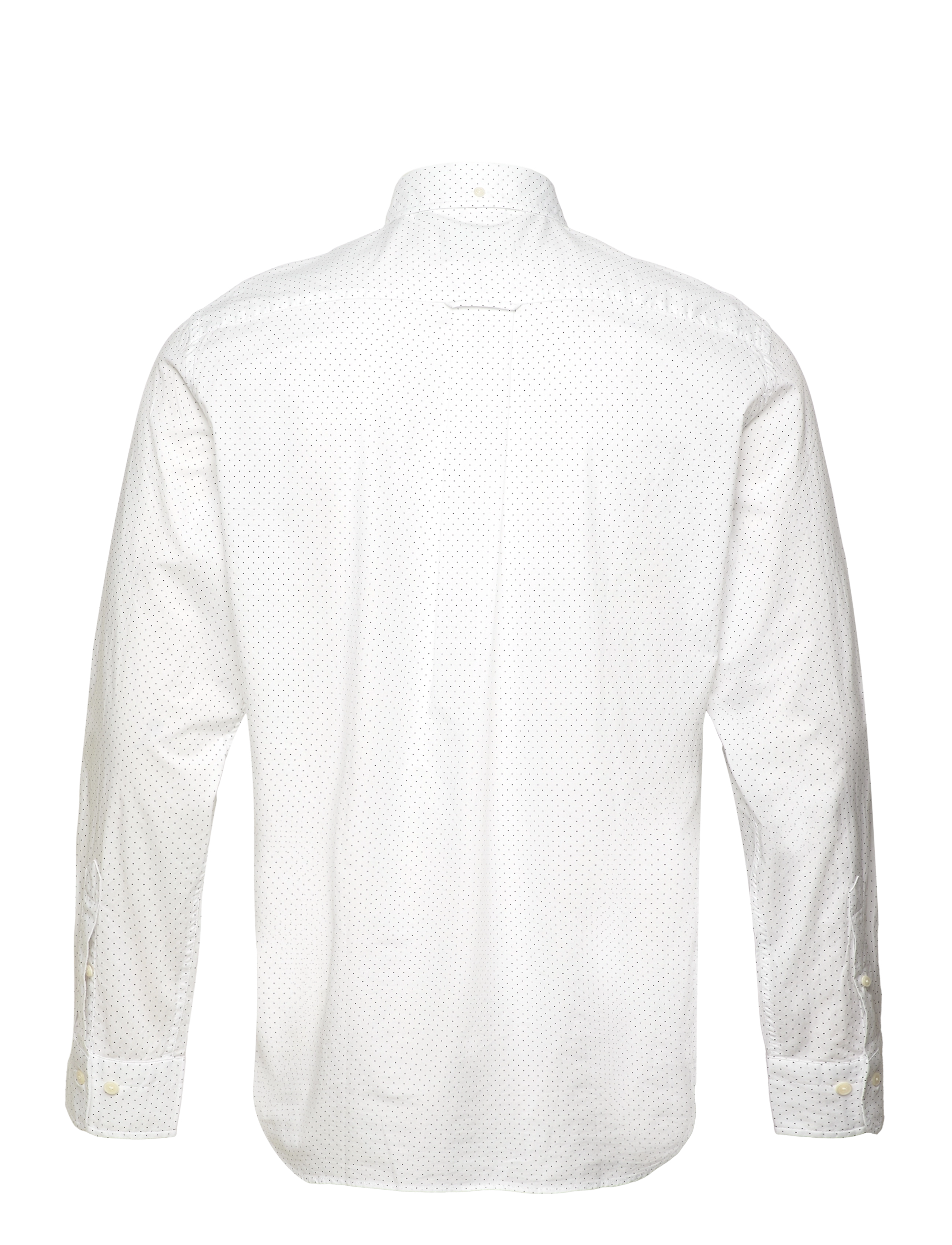 GANT - REG MICRO DOT POPLIN SHIRT - white - 1