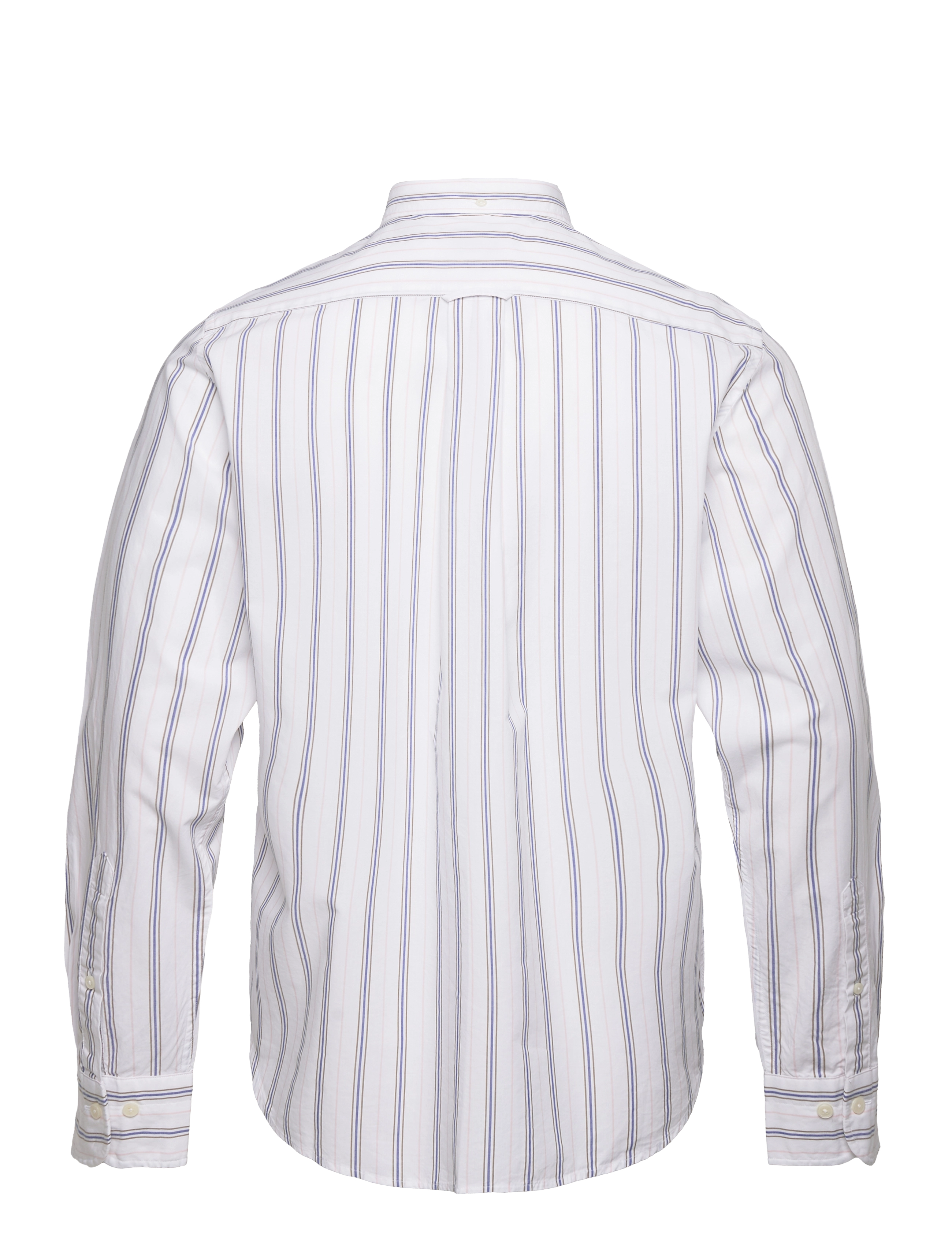 GANT - REG UT POPLIN STRIPE SHIRT - white - 1