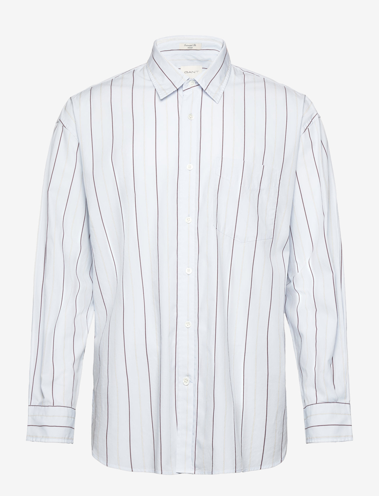 GANT - OS COMPACT POPLIN STRIPE SHIRT - light blue - 1