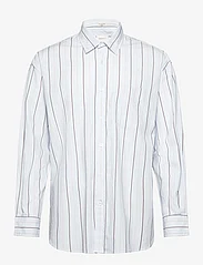 GANT - OS COMPACT POPLIN STRIPE SHIRT - casual skjortor - light blue - 0