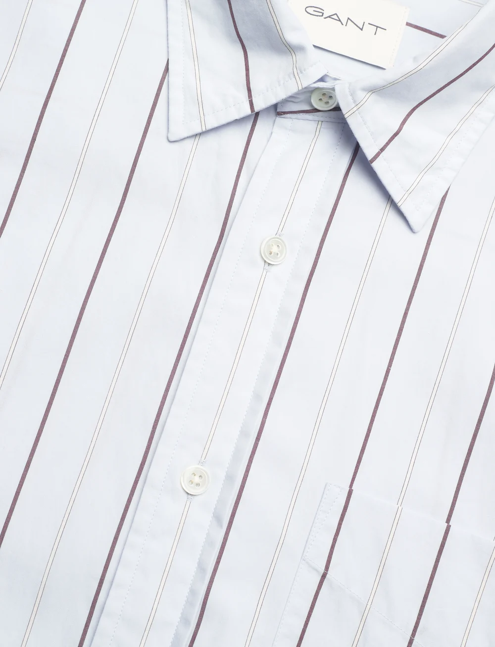 GANT - OS COMPACT POPLIN STRIPE SHIRT - gestreifte hemden - light blue - 3
