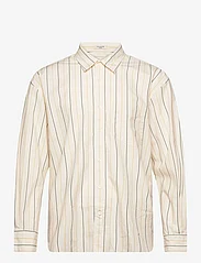 GANT - OS COMPACT POPLIN STRIPE SHIRT - casual skjortor - linen - 0