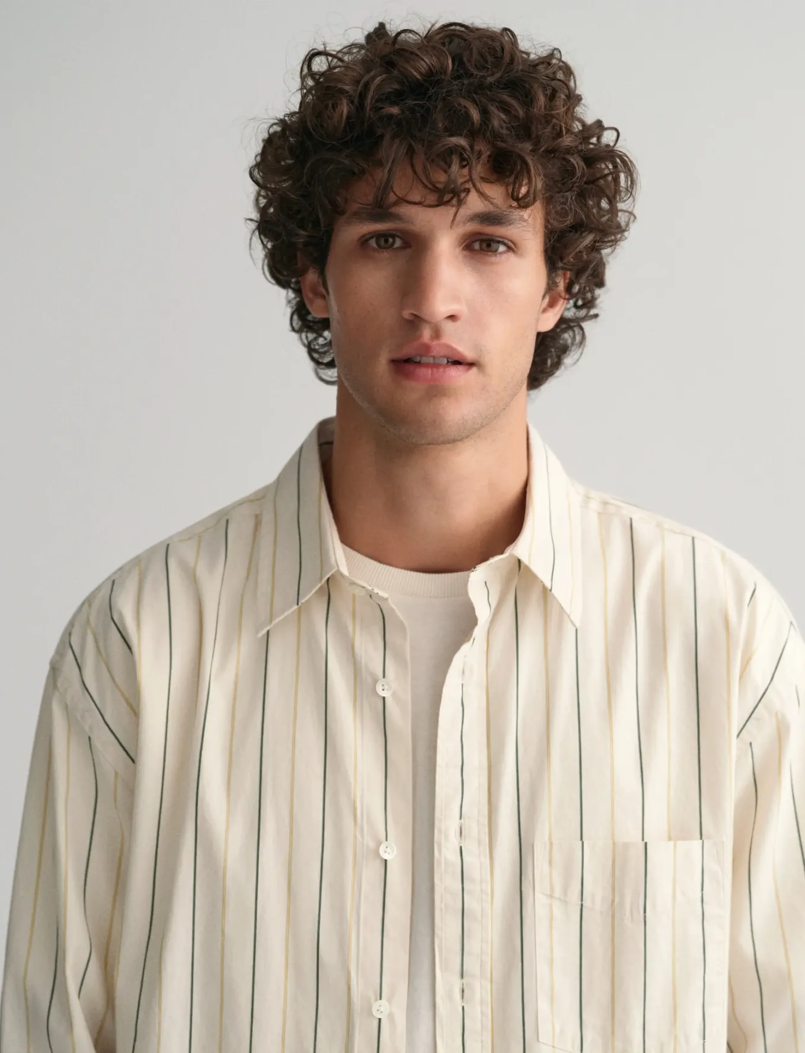 Gant - OS COMPACT POPLIN STRIPE SHIRT - mænd - linen - 4