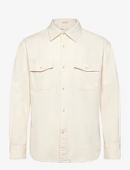 GANT - REL UTILITY SHIRT - casual shirts - cream - 0