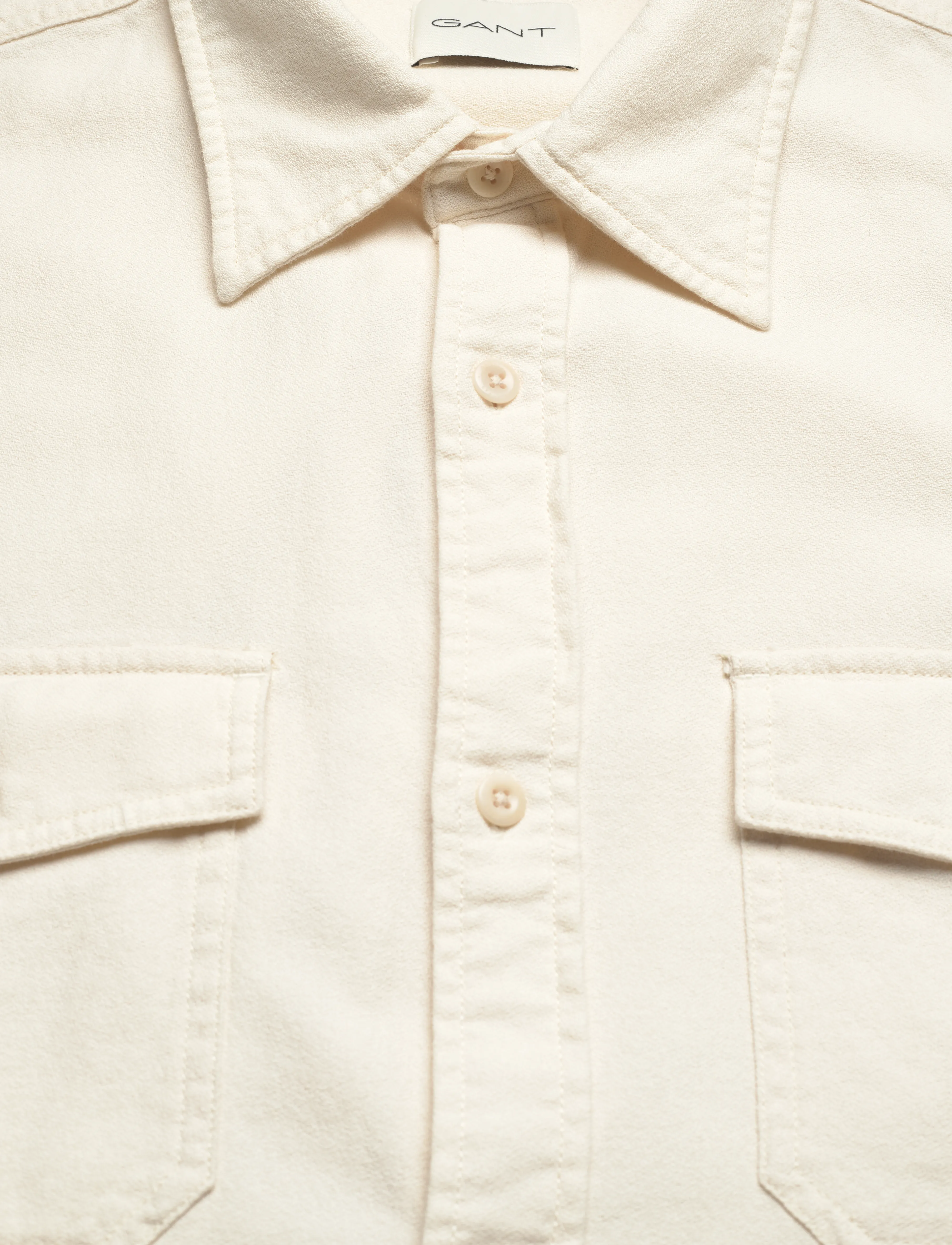 GANT - REL UTILITY SHIRT - cream - 2