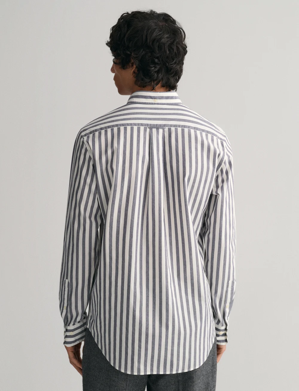 GANT - REG POPLIN STRIPE SHIRT - gestreifte hemden - classic blue - 3