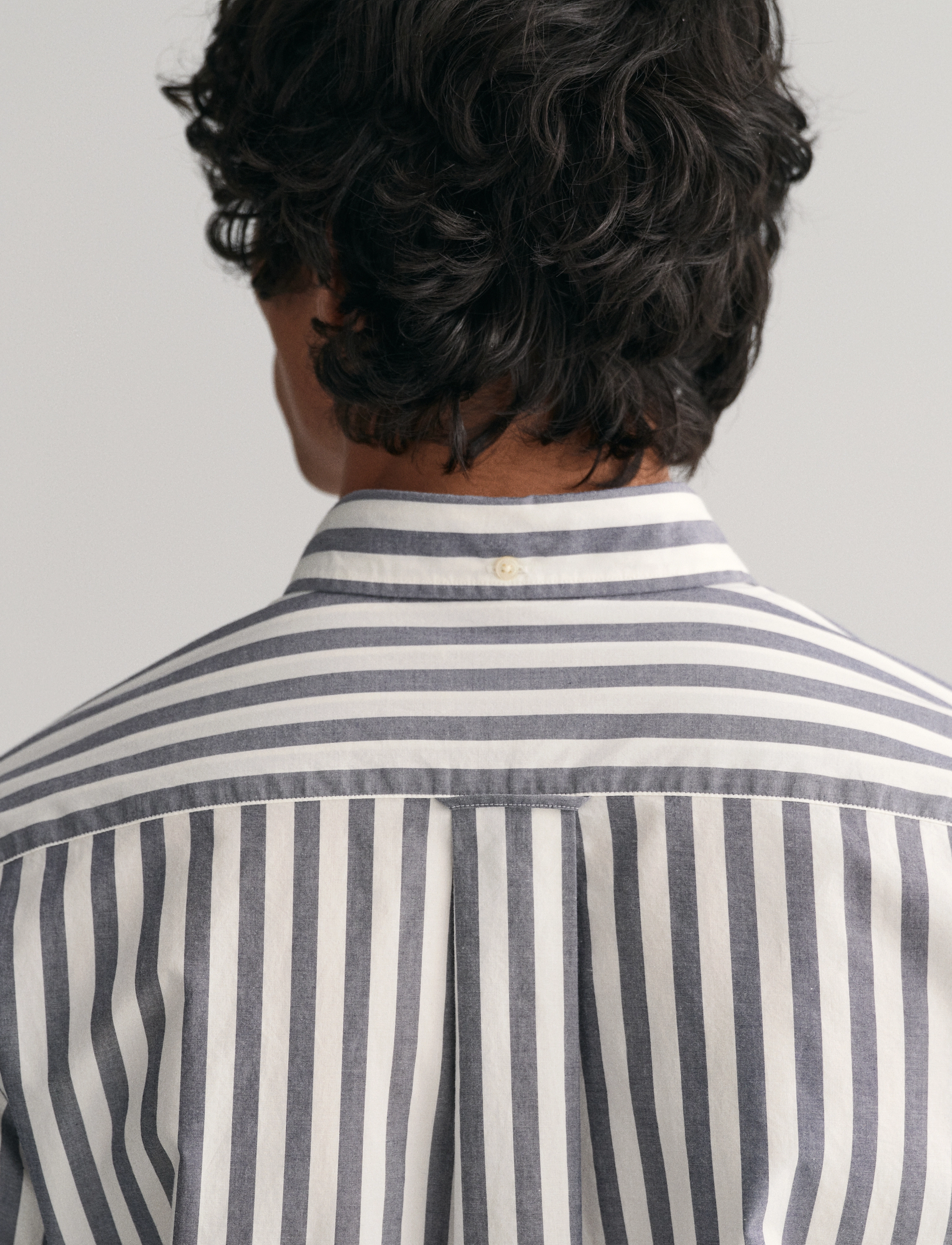 GANT - REG POPLIN STRIPE SHIRT - classic blue - 4