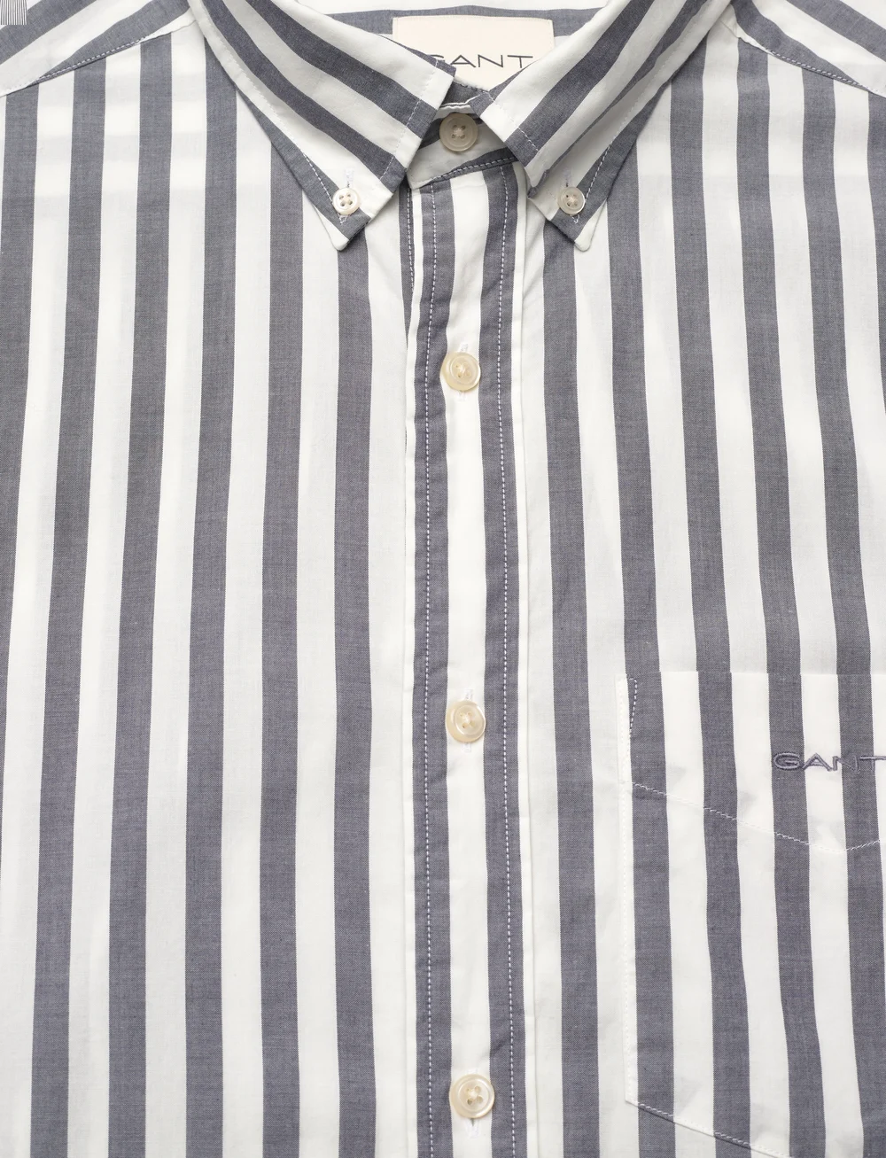 GANT - REG POPLIN STRIPE SHIRT - gestreifte hemden - classic blue - 5