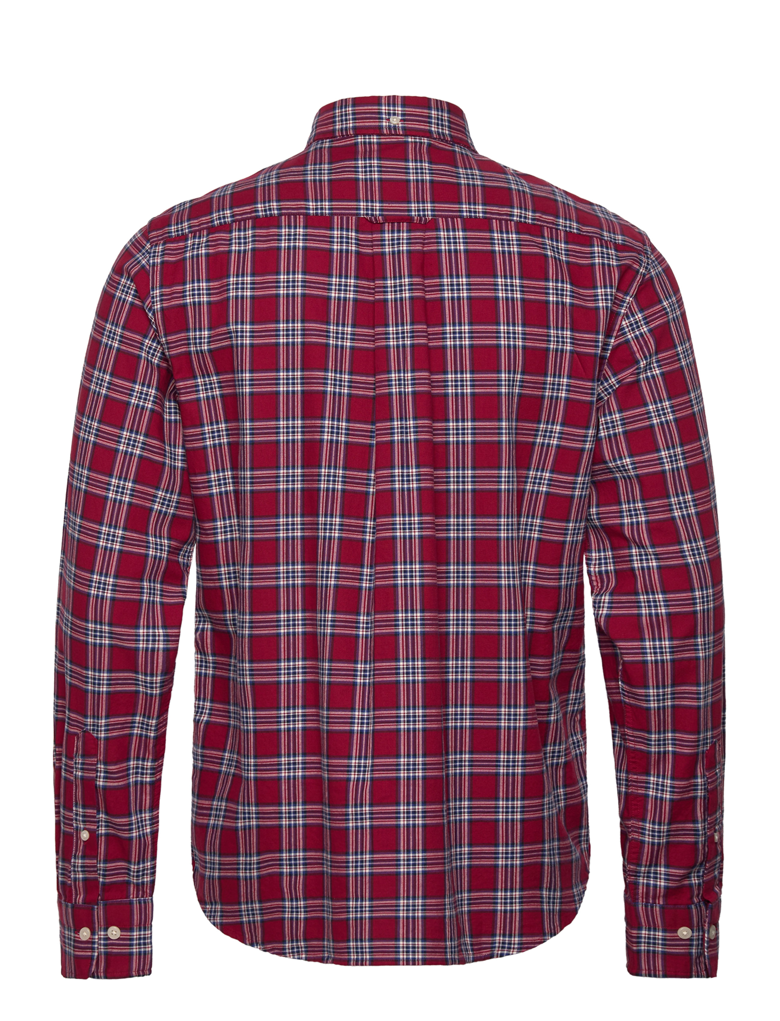 GANT - REG UT ARCHIVE OXFORD CHECK SHIRT - mahogany red - 1