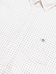 GANT - REG MICRO PRINT SHIRT - kortærmede skjorter - eggshell - 3