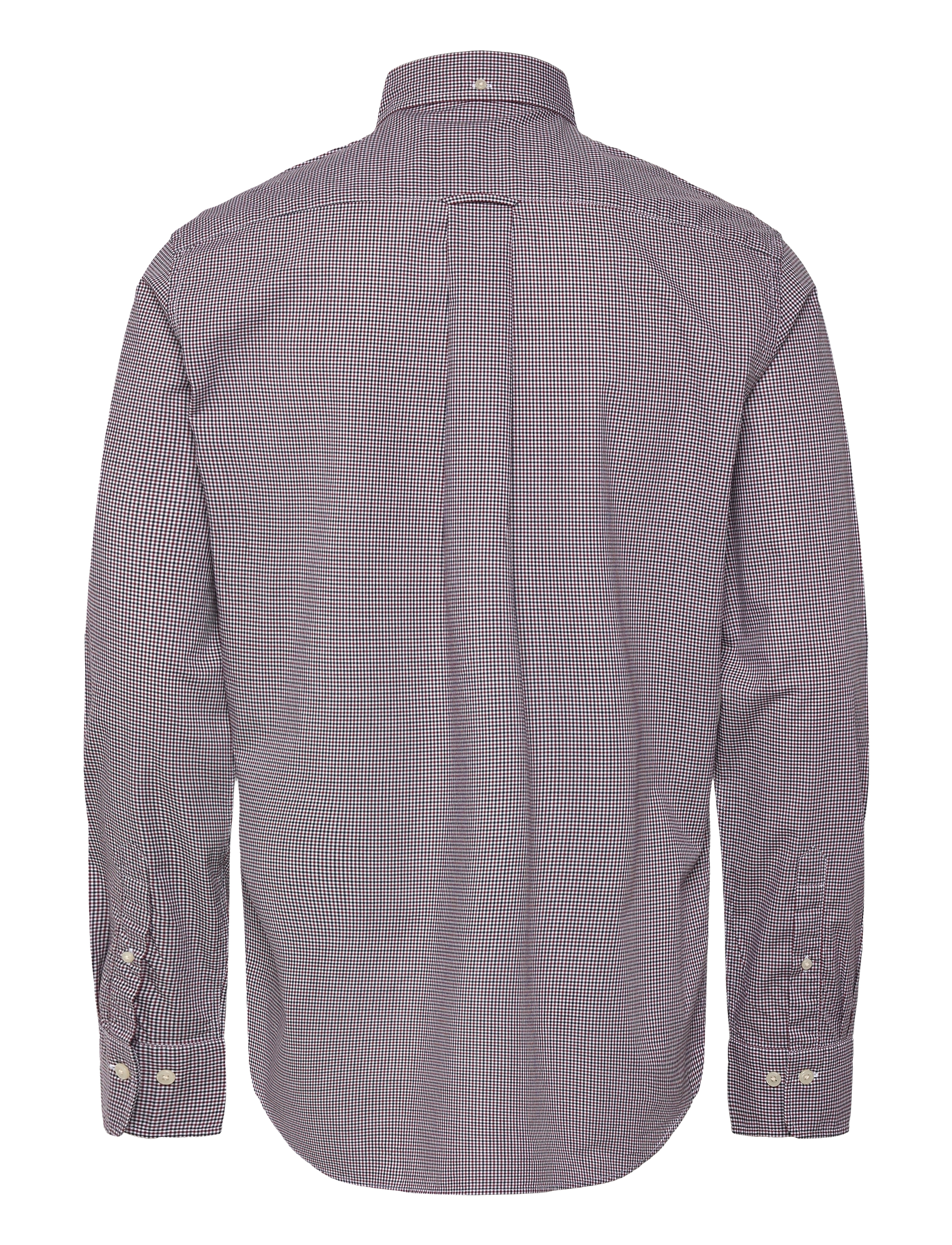 GANT - REG POPLIN MICRO CHECK SHIRT - plumped red - 2