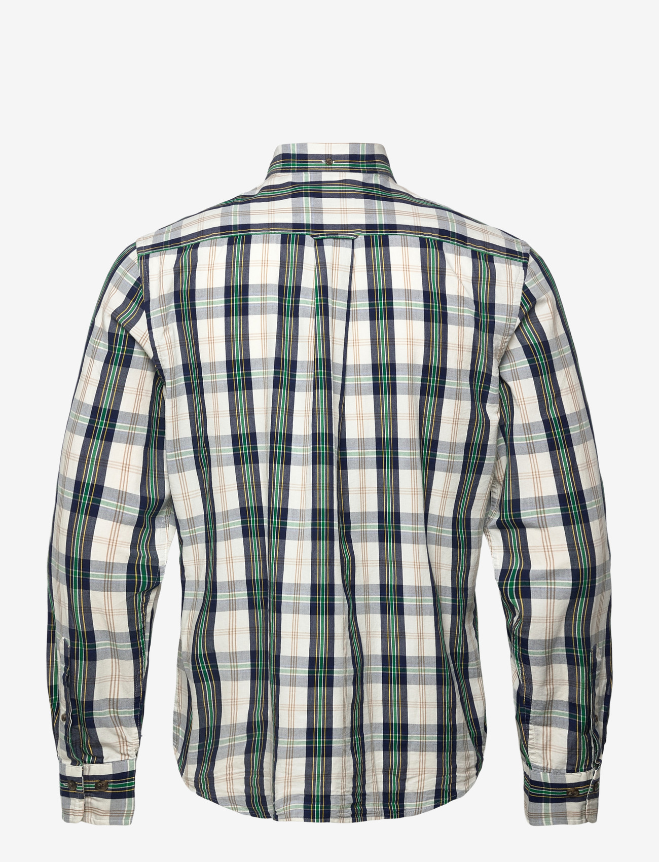 GANT - REG UT ARCHIVE POPLIN CHECK SHIRT - rutiga skjortor - eggshell - 2