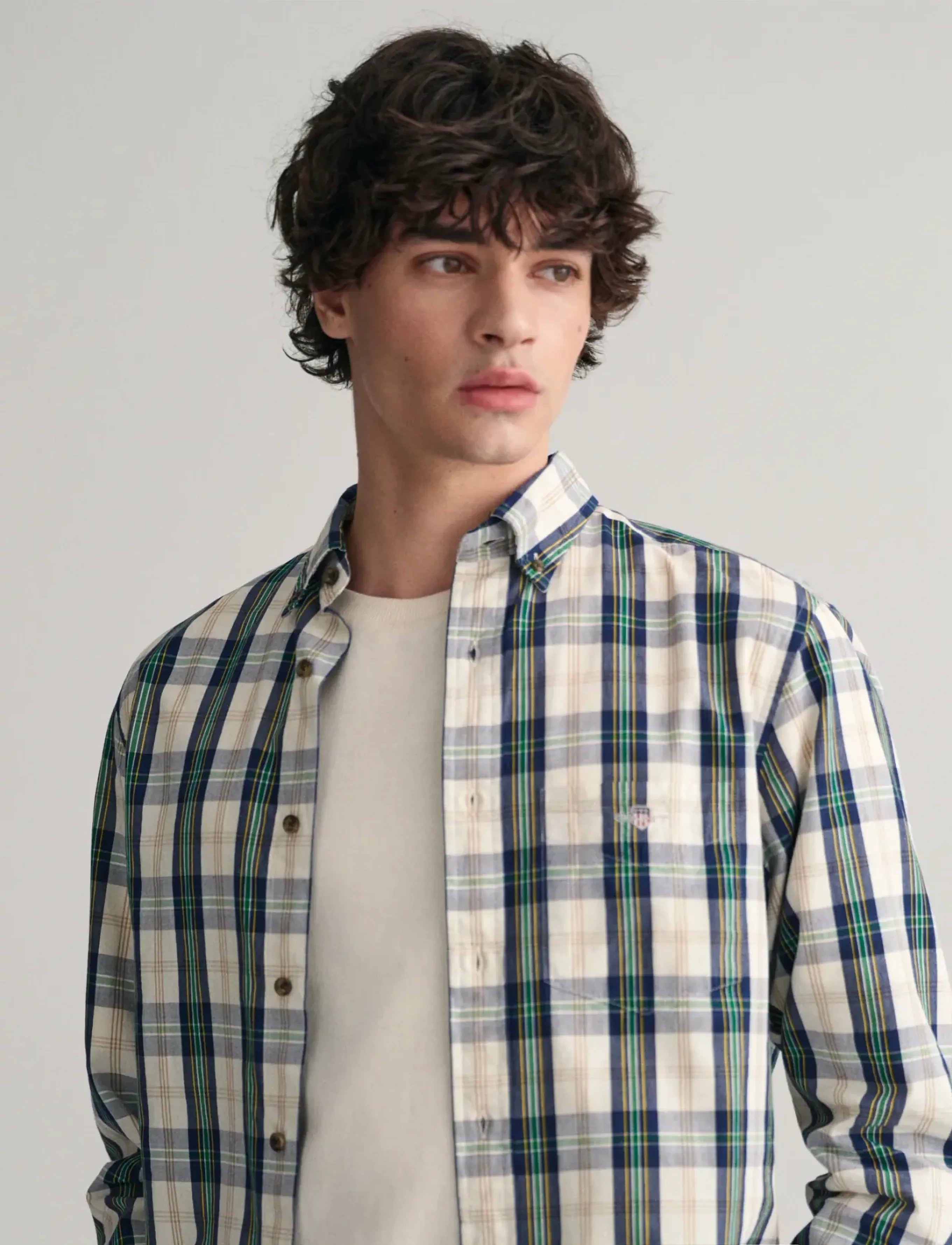 Gant Reg Ut Archive Poplin Check Shirt mönstrade skjortor herr – bild 7