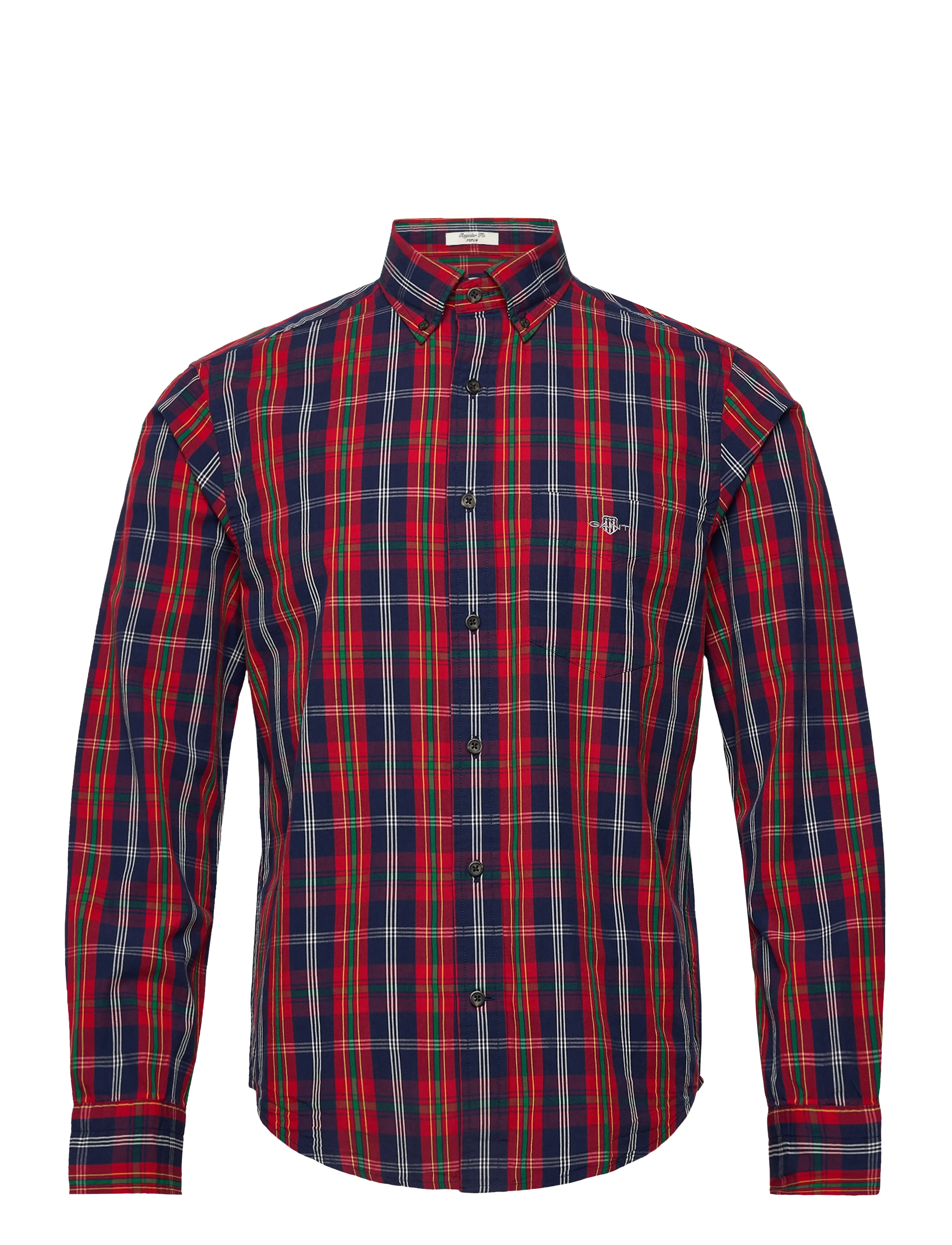 GANT REG UT ARCHIVE POPLIN CHECK SHIRT - GANT - PERSIAN BLUE / multi