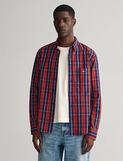 Reg Ut Archive Poplin Check Shirt - Ternede Skjorter