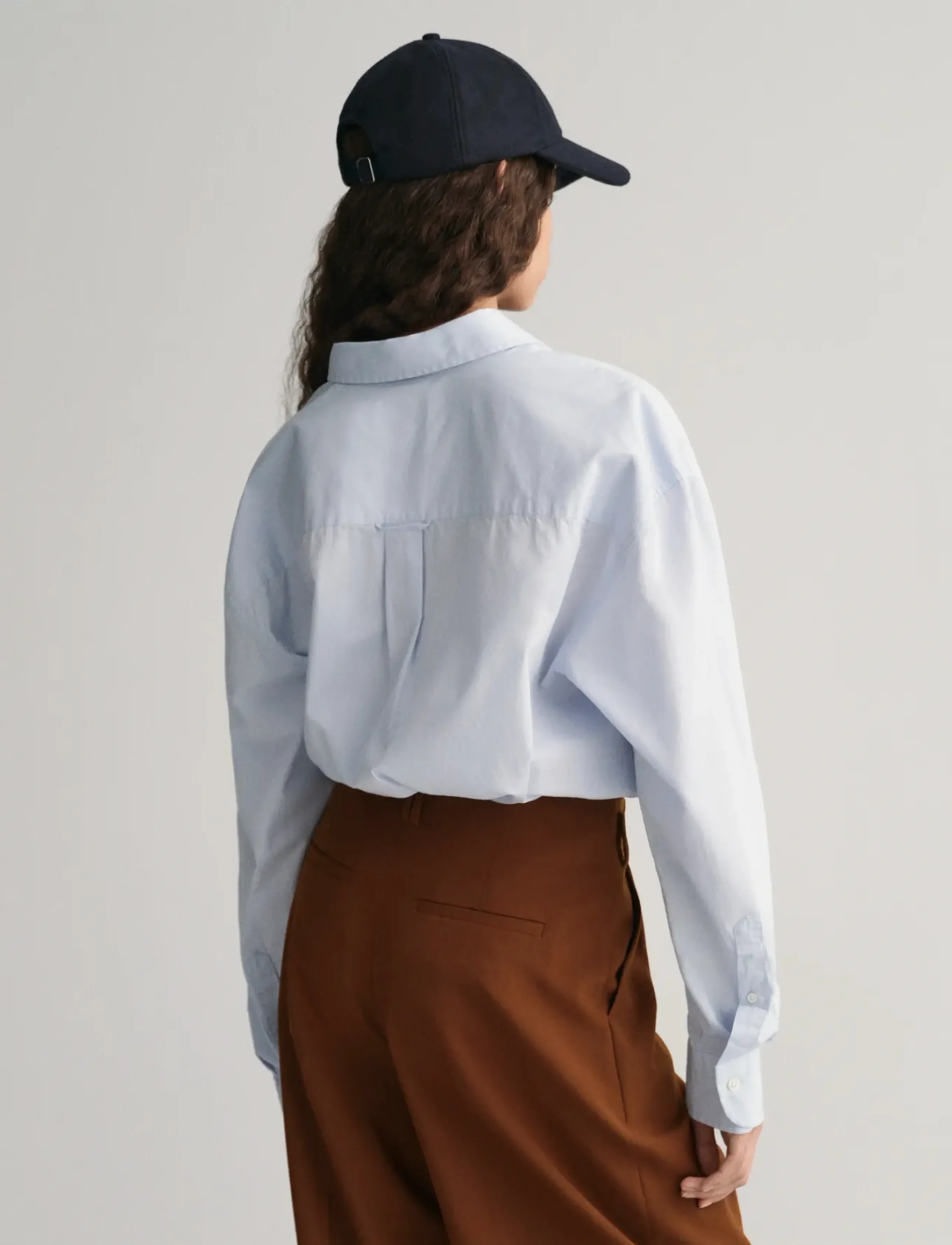 Gant - OS COMPACT POPLIN SHIRT - casual skjorter - light blue - 3