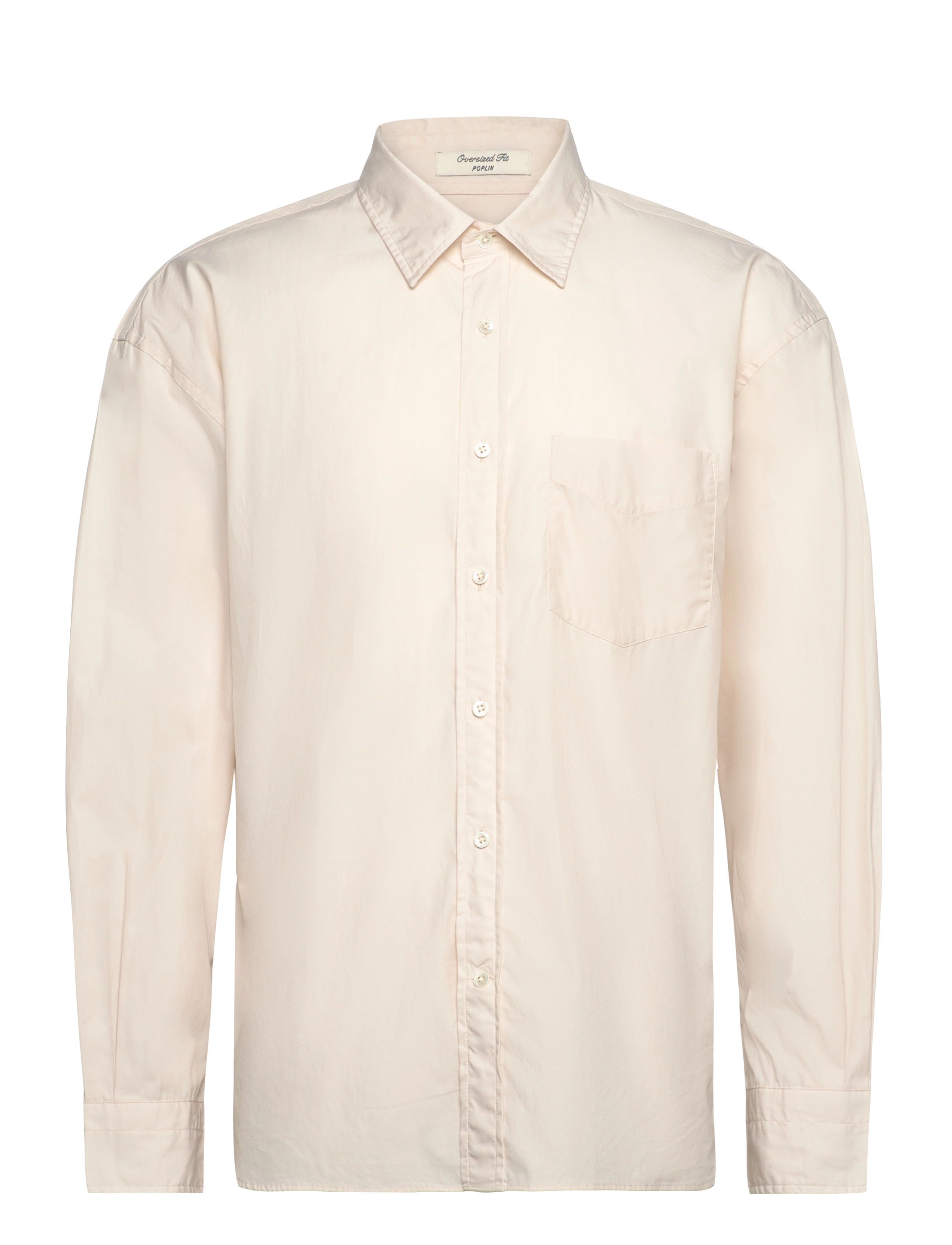 GANT Os Compact Poplin Shirt Cream - M - Herren