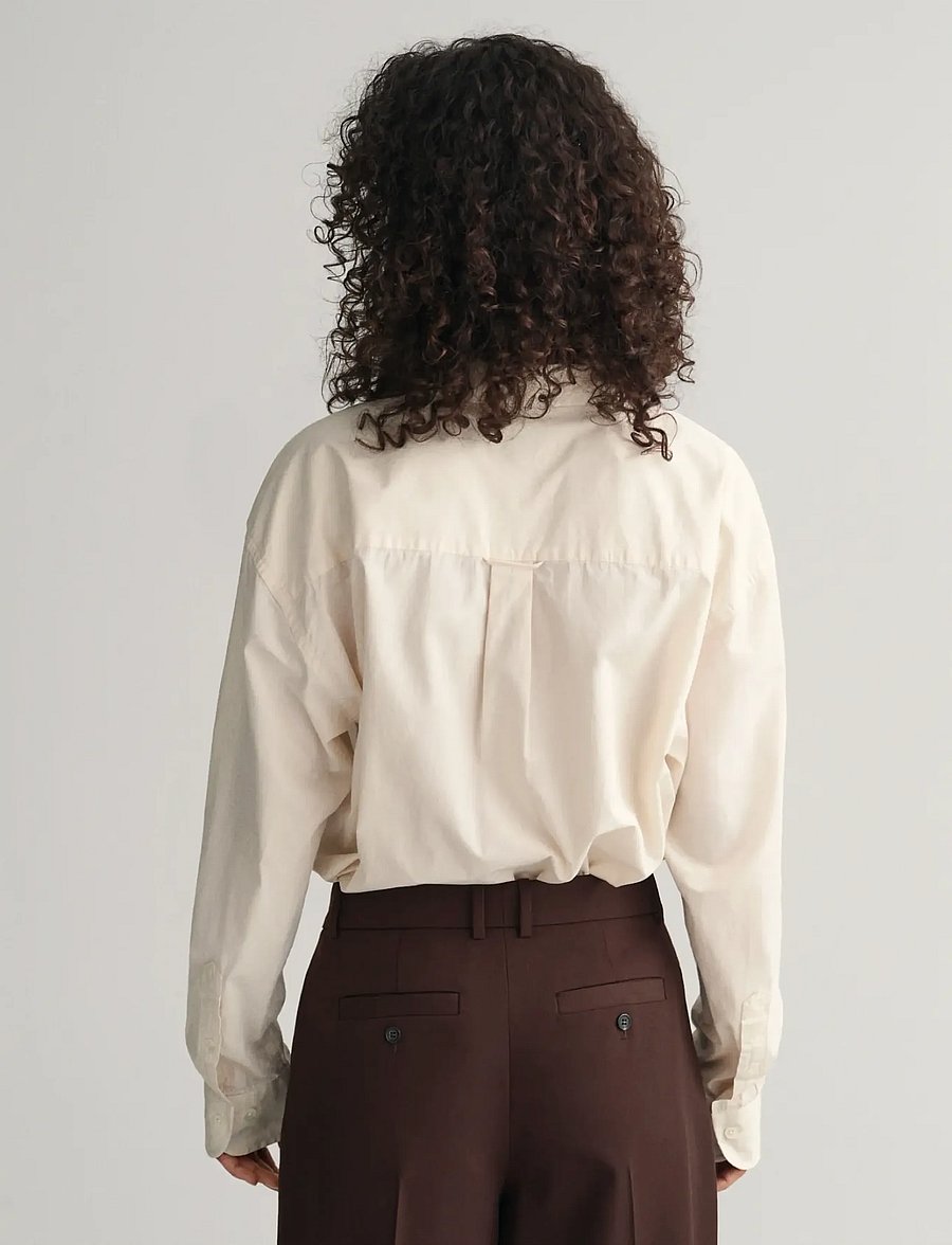 Gant - OS COMPACT POPLIN SHIRT - linen - 3