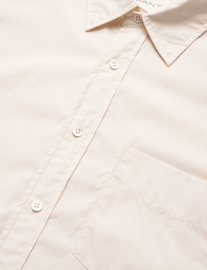 GANT - OS COMPACT POPLIN SHIRT - basic-hemden - linen - 3