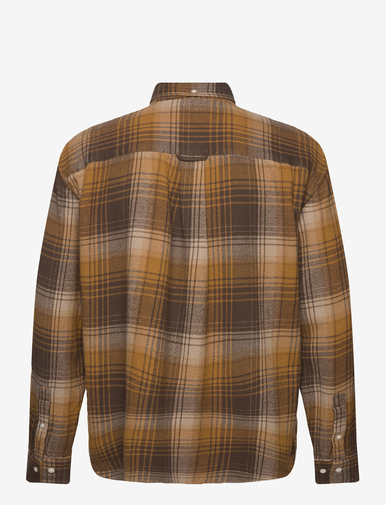 GANT - REL HEAVY FLANNEL CHECK SHIRT - woody brown - 2
